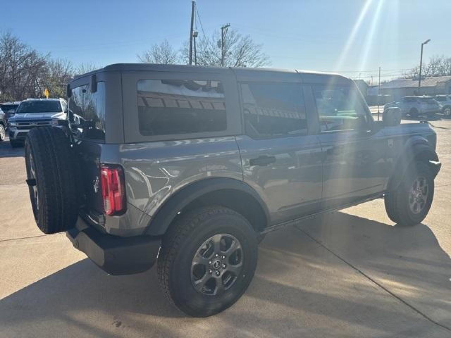 2024 Gray Metallic /Dark Gray W/Black Onyx Ford Bronco Big Bend (1FMDE7BH2RL) with an 2.3L EcoBoost I-4 engine, Automatic transmission, located at 1105 E Mulberry, Kaufman, TX, 75142, (972) 962-2151, 32.589550, -96.300926 - Carbonized Gray Metallic 2024 Ford Bronco 4D Sport Utility Big Bend 4WD 10-Speed Automatic 2.3L EcoBoost I-4<br><br><br>Please call Paul Murrey Ford Inc. In Kaufman Texas A Family Dealership Since 1952 Serving the Dallas Fort Worth and East Texas areas for over 70 years. Please call 972-962-2151 www - Photo#4