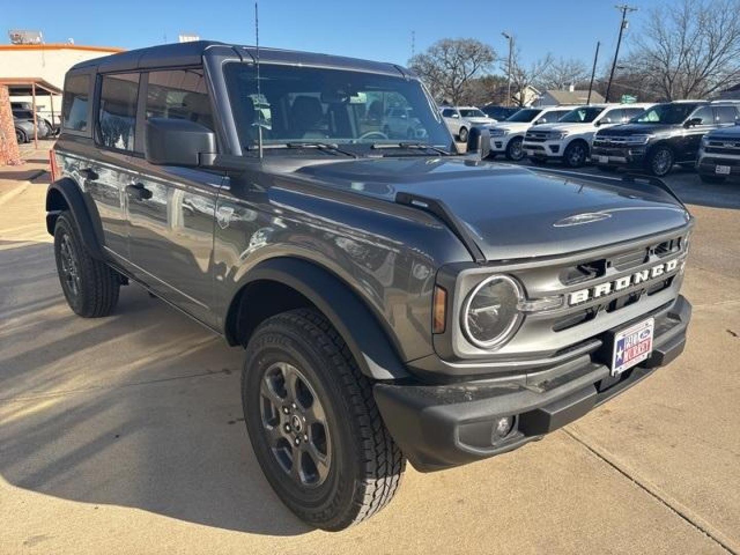 2024 Gray Metallic /Dark Gray W/Black Onyx Ford Bronco Big Bend (1FMDE7BH2RL) with an 2.3L EcoBoost I-4 engine, Automatic transmission, located at 1105 E Mulberry, Kaufman, TX, 75142, (972) 962-2151, 32.589550, -96.300926 - Carbonized Gray Metallic 2024 Ford Bronco 4D Sport Utility Big Bend 4WD 10-Speed Automatic 2.3L EcoBoost I-4<br><br><br>Please call Paul Murrey Ford Inc. In Kaufman Texas A Family Dealership Since 1952 Serving the Dallas Fort Worth and East Texas areas for over 70 years. Please call 972-962-2151 www - Photo#5