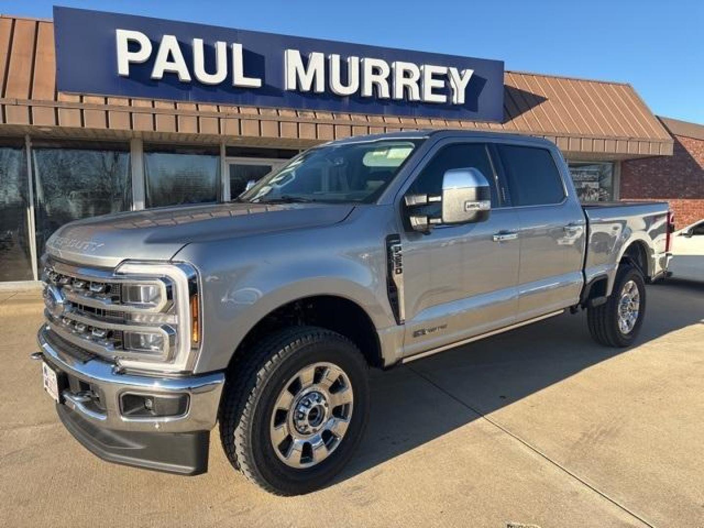 2024 Silver Metallic /Black Onyx Ford F-250SD Lariat (1FT8W2BT8RE) with an Power Stroke 6.7L V8 DI 32V OHV Turbodiesel engine, Automatic transmission, located at 1105 E Mulberry, Kaufman, TX, 75142, (972) 962-2151, 32.589550, -96.300926 - Iconic Silver Metallic 2024 Ford F-250SD 4D Crew Cab Lariat 4WD 10-Speed Automatic Power Stroke 6.7L V8 DI 32V OHV Turbodiesel 4WD.<br><br><br>Please call Paul Murrey Ford Inc. In Kaufman Texas A Family Dealership Since 1952 Serving the Dallas Fort Worth and East Texas areas for over 70 years. Pleas - Photo#2