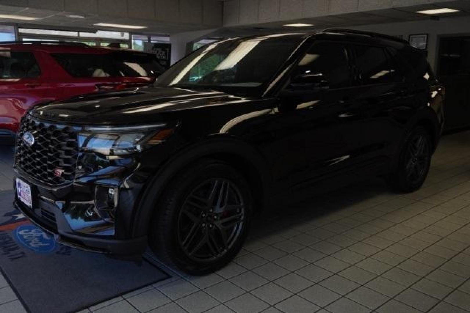 2025 Black Metallic /Onyx Ford Explorer ST (1FMWK8GC1SG) with an 3.0L EcoBoost V6 engine, Automatic transmission, located at 1105 E Mulberry, Kaufman, TX, 75142, (972) 962-2151, 32.589550, -96.300926 - Agate Black Metallic 2025 Ford Explorer 4D Sport Utility ST 4WD 10-Speed Automatic 3.0L EcoBoost V6 4WD.<br><br><br>Please call Paul Murrey Ford Inc. In Kaufman Texas A Family Dealership Since 1952 Serving the Dallas Fort Worth and East Texas areas for over 70 years. Please call 972-962-2151 www.mur - Photo#0