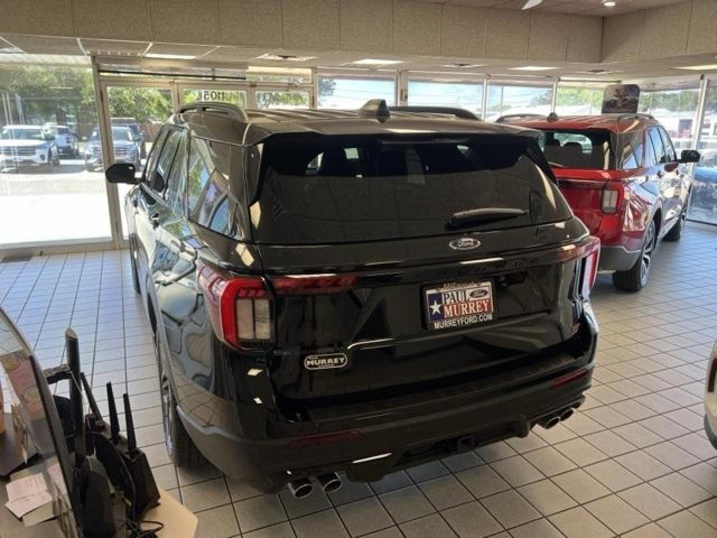 2025 Black Metallic /Onyx Ford Explorer ST (1FMWK8GC1SG) with an 3.0L EcoBoost V6 engine, Automatic transmission, located at 1105 E Mulberry, Kaufman, TX, 75142, (972) 962-2151, 32.589550, -96.300926 - Agate Black Metallic 2025 Ford Explorer 4D Sport Utility ST 4WD 10-Speed Automatic 3.0L EcoBoost V6 4WD.<br><br><br>Please call Paul Murrey Ford Inc. In Kaufman Texas A Family Dealership Since 1952 Serving the Dallas Fort Worth and East Texas areas for over 70 years. Please call 972-962-2151 www.mur - Photo#2