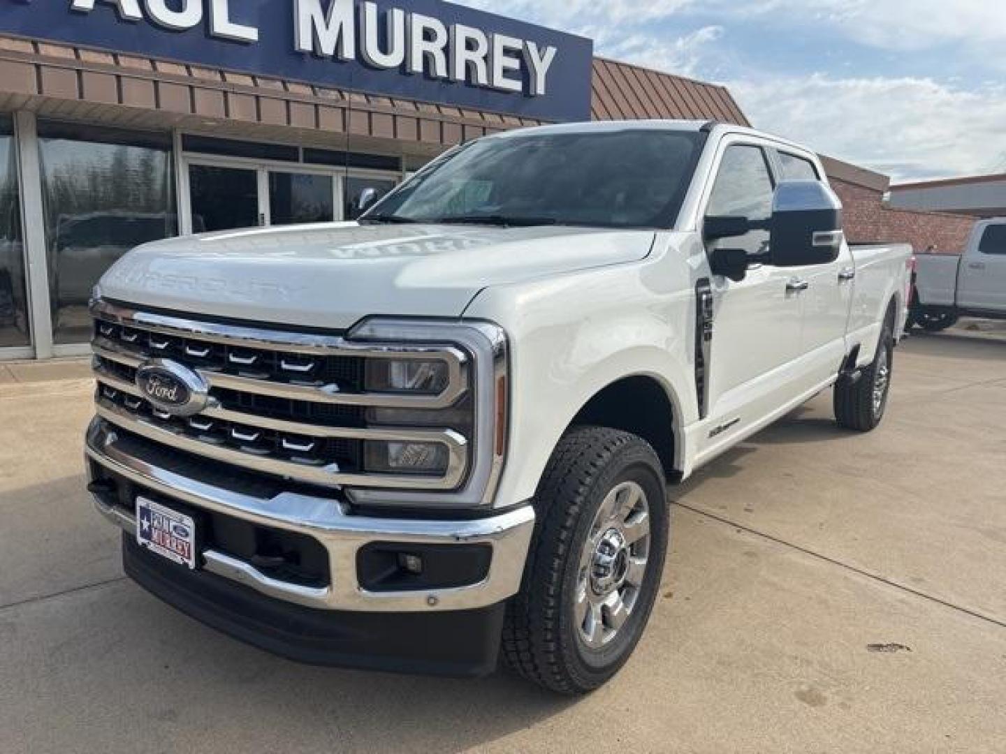 2025 White Metallic /Black Onyx Ford F-350SD Lariat (1FT8W3BT2SE) with an Power Stroke 6.7L V8 DI 32V OHV Turbodiesel engine, Automatic transmission, located at 1105 E Mulberry, Kaufman, TX, 75142, (972) 962-2151, 32.589550, -96.300926 - Star White Metallic Tri-Coat 2025 Ford F-350SD 4D Crew Cab Lariat 4WD 10-Speed Automatic Power Stroke 6.7L V8 DI 32V OHV Turbodiesel 4WD.<br><br><br>Please call Paul Murrey Ford Inc. In Kaufman Texas A Family Dealership Since 1952 Serving the Dallas Fort Worth and East Texas areas for over 70 years. - Photo#1