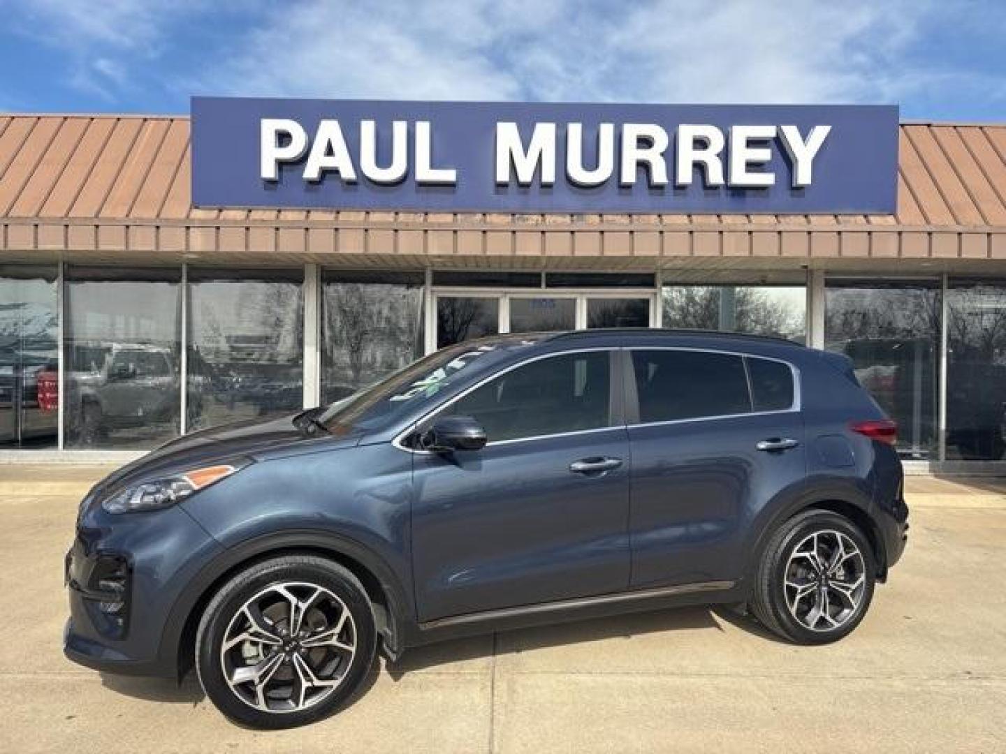2022 Pacific Blue /Black Kia Sportage SX (KNDPR3A65N7) with an 2.0L I4 DGI Turbocharged engine, Automatic transmission, located at 1105 E Mulberry, Kaufman, TX, 75142, (972) 962-2151, 32.589550, -96.300926 - Pacific Blue 2022 Kia Sportage 4D Sport Utility SX FWD 6-Speed Automatic Electronic with Overdrive 2.0L I4 DGI Turbocharged Priced below KBB Fair Purchase Price!<br><br><br>20/28 City/Highway MPG<br><br><br>Please call Paul Murrey Ford Inc. In Kaufman Texas A Family Dealership Since 1952 Serving the - Photo#0