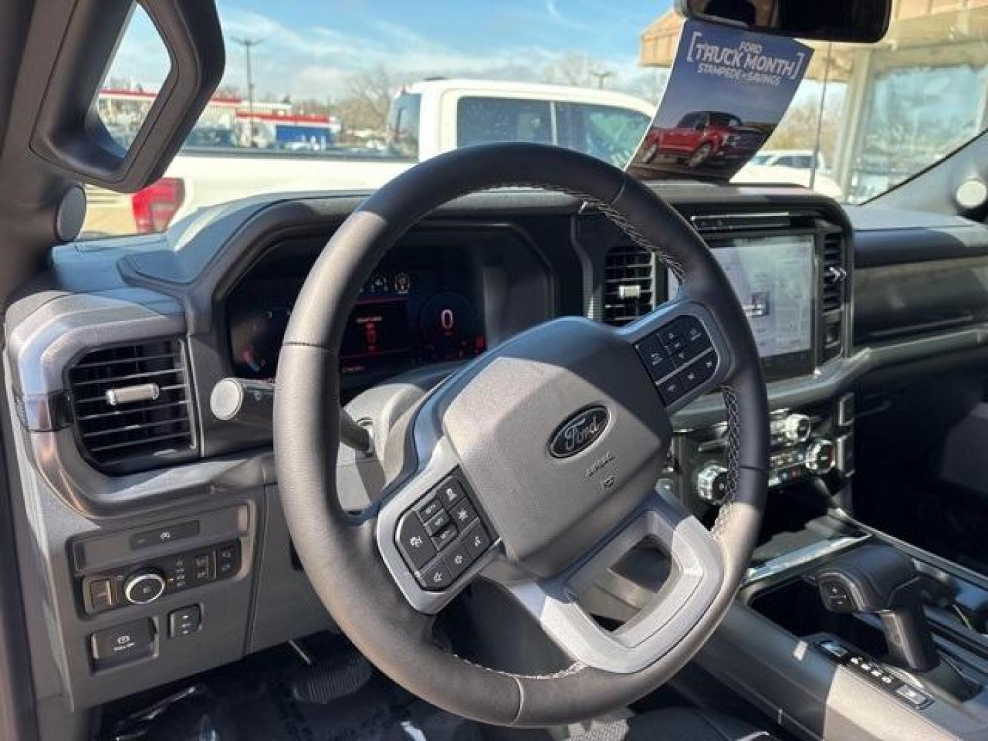 2025 Gray Metallic /Black Ford F-150 Lariat (1FTFW5L81SF) with an 3.5L V6 EcoBoost engine, Automatic transmission, located at 1105 E Mulberry, Kaufman, TX, 75142, (972) 962-2151, 32.589550, -96.300926 - Carbonized Gray Metallic 2025 Ford F-150 4D SuperCrew Lariat 4WD 10-Speed Automatic 3.5L V6 EcoBoost 4WD.<br><br><br>Please call Paul Murrey Ford Inc. In Kaufman Texas A Family Dealership Since 1952 Serving the Dallas Fort Worth and East Texas areas for over 70 years. Please call 972-962-2151 www.mu - Photo#12