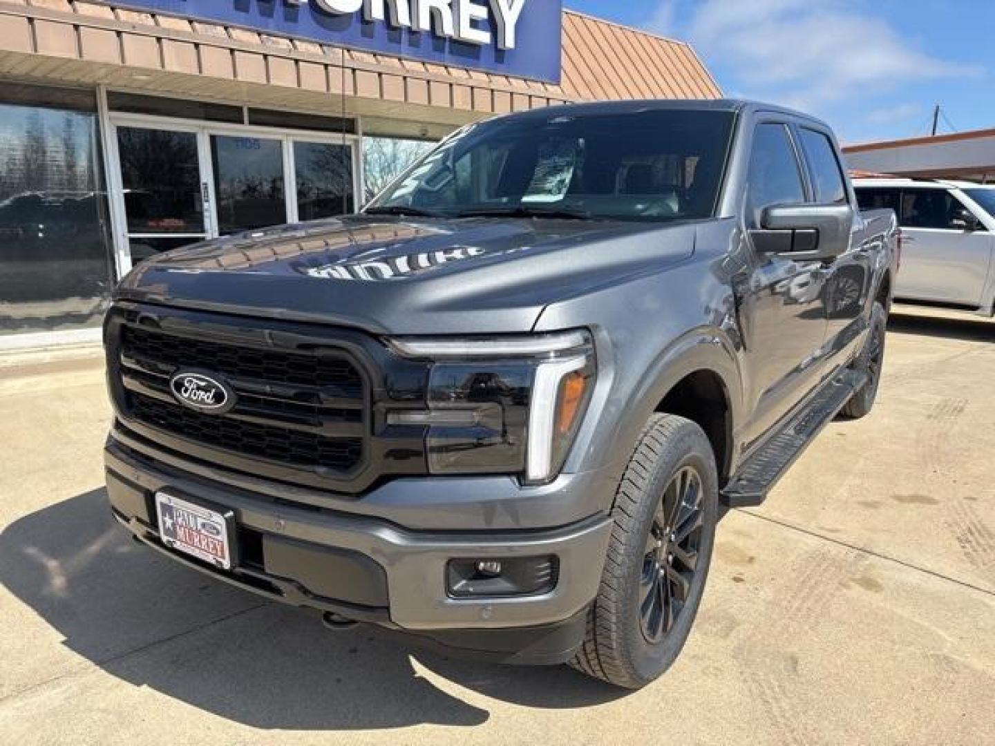 2025 Gray Metallic /Black Ford F-150 Lariat (1FTFW5L81SF) with an 3.5L V6 EcoBoost engine, Automatic transmission, located at 1105 E Mulberry, Kaufman, TX, 75142, (972) 962-2151, 32.589550, -96.300926 - Carbonized Gray Metallic 2025 Ford F-150 4D SuperCrew Lariat 4WD 10-Speed Automatic 3.5L V6 EcoBoost 4WD.<br><br><br>Please call Paul Murrey Ford Inc. In Kaufman Texas A Family Dealership Since 1952 Serving the Dallas Fort Worth and East Texas areas for over 70 years. Please call 972-962-2151 www.mu - Photo#1