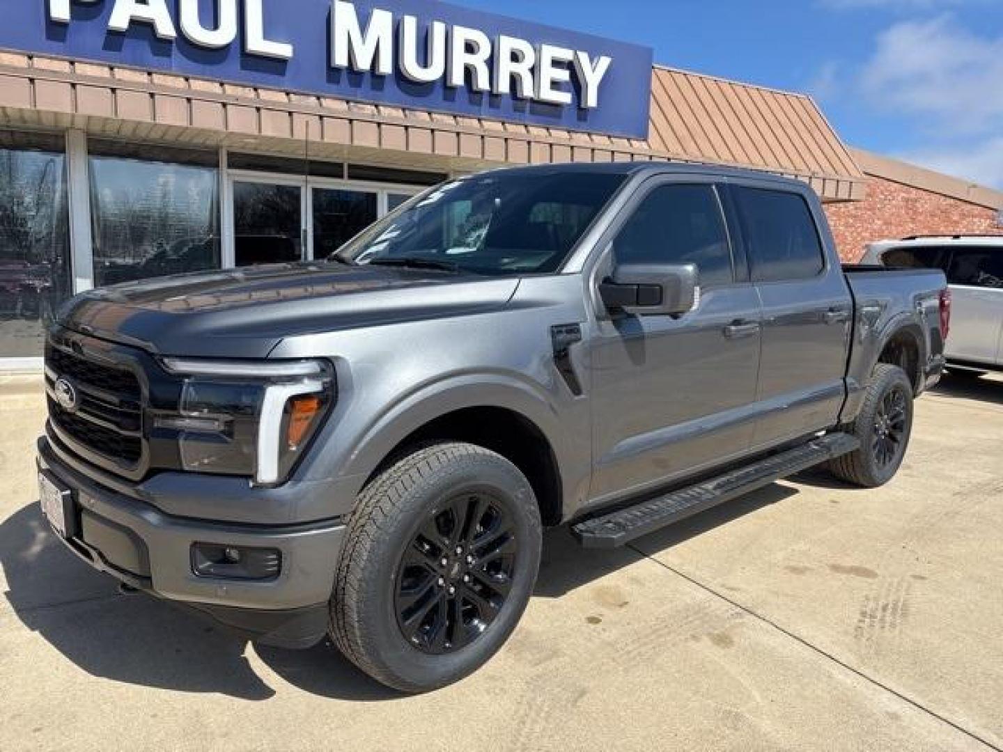 2025 Gray Metallic /Black Ford F-150 Lariat (1FTFW5L81SF) with an 3.5L V6 EcoBoost engine, Automatic transmission, located at 1105 E Mulberry, Kaufman, TX, 75142, (972) 962-2151, 32.589550, -96.300926 - Carbonized Gray Metallic 2025 Ford F-150 4D SuperCrew Lariat 4WD 10-Speed Automatic 3.5L V6 EcoBoost 4WD.<br><br><br>Please call Paul Murrey Ford Inc. In Kaufman Texas A Family Dealership Since 1952 Serving the Dallas Fort Worth and East Texas areas for over 70 years. Please call 972-962-2151 www.mu - Photo#2