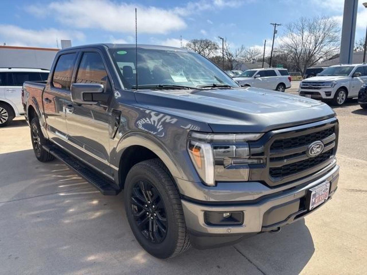 2025 Gray Metallic /Black Ford F-150 Lariat (1FTFW5L81SF) with an 3.5L V6 EcoBoost engine, Automatic transmission, located at 1105 E Mulberry, Kaufman, TX, 75142, (972) 962-2151, 32.589550, -96.300926 - Carbonized Gray Metallic 2025 Ford F-150 4D SuperCrew Lariat 4WD 10-Speed Automatic 3.5L V6 EcoBoost 4WD.<br><br><br>Please call Paul Murrey Ford Inc. In Kaufman Texas A Family Dealership Since 1952 Serving the Dallas Fort Worth and East Texas areas for over 70 years. Please call 972-962-2151 www.mu - Photo#6