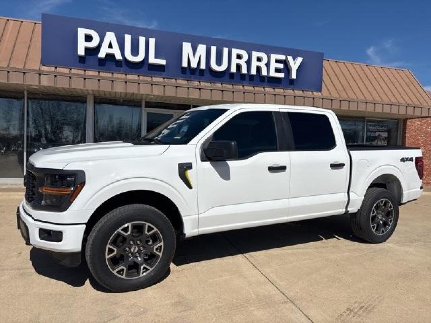 2024 Oxford White /Black Ford F-150 STX (1FTFW2L51RK) with an 5.0L V8 engine, Automatic transmission, located at 1105 E Mulberry, Kaufman, TX, 75142, (972) 962-2151, 32.589550, -96.300926 - Oxford White 2024 Ford F-150 4D SuperCrew STX 4WD 10-Speed Automatic 5.0L V8 4WD.<br><br><br>Please call Paul Murrey Ford Inc. In Kaufman Texas A Family Dealership Since 1952 Serving the Dallas Fort Worth and East Texas areas for over 70 years. Please call 972-962-2151 www.murreyford.com www.usedcar - Photo#2