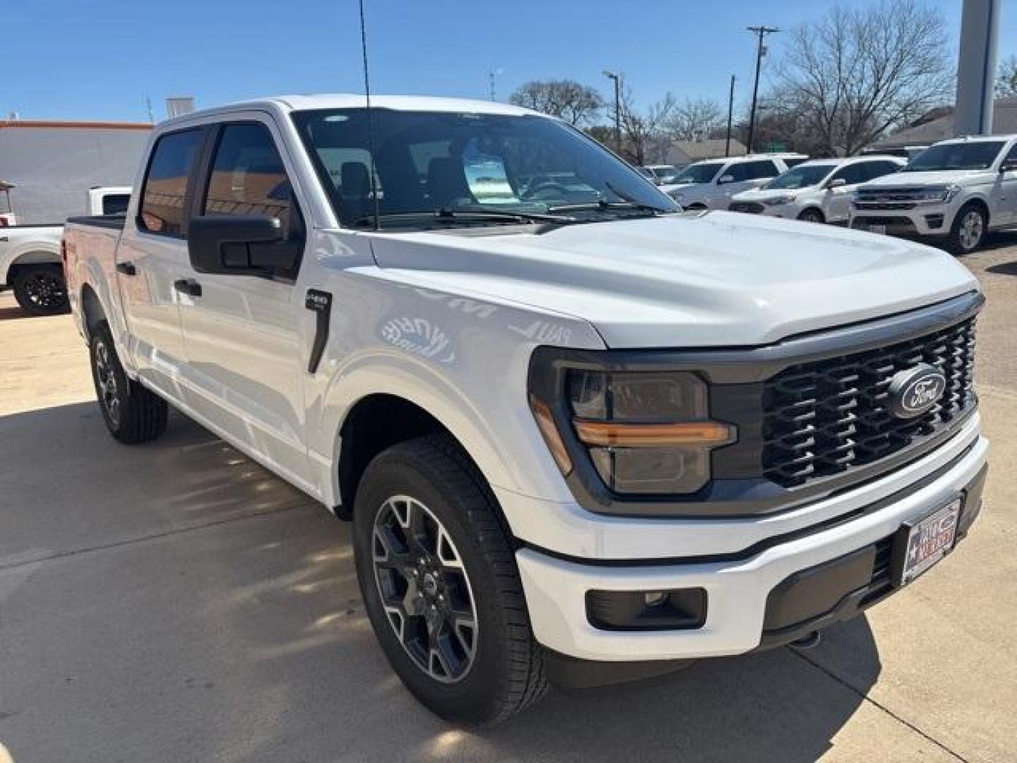 2024 Oxford White /Black Ford F-150 STX (1FTFW2L51RK) with an 5.0L V8 engine, Automatic transmission, located at 1105 E Mulberry, Kaufman, TX, 75142, (972) 962-2151, 32.589550, -96.300926 - Oxford White 2024 Ford F-150 4D SuperCrew STX 4WD 10-Speed Automatic 5.0L V8 4WD.<br><br><br>Please call Paul Murrey Ford Inc. In Kaufman Texas A Family Dealership Since 1952 Serving the Dallas Fort Worth and East Texas areas for over 70 years. Please call 972-962-2151 www.murreyford.com www.usedcar - Photo#6