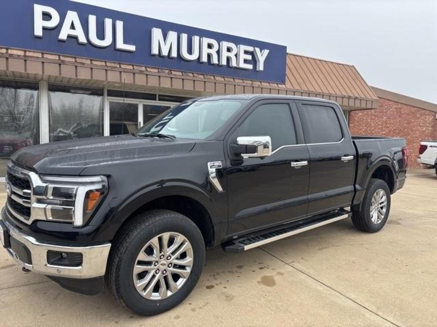 2025 Black Metallic /Black Ford F-150 Lariat (1FTFW5L8XSK) with an 3.5L V6 EcoBoost engine, Automatic transmission, located at 1105 E Mulberry, Kaufman, TX, 75142, (972) 962-2151, 32.589550, -96.300926 - Agate Black Metallic 2025 Ford F-150 4D SuperCrew Lariat 4WD 10-Speed Automatic 3.5L V6 EcoBoost 4WD.<br><br><br>Please call Paul Murrey Ford Inc. In Kaufman Texas A Family Dealership Since 1952 Serving the Dallas Fort Worth and East Texas areas for over 70 years. Please call 972-962-2151 www.murrey - Photo#2