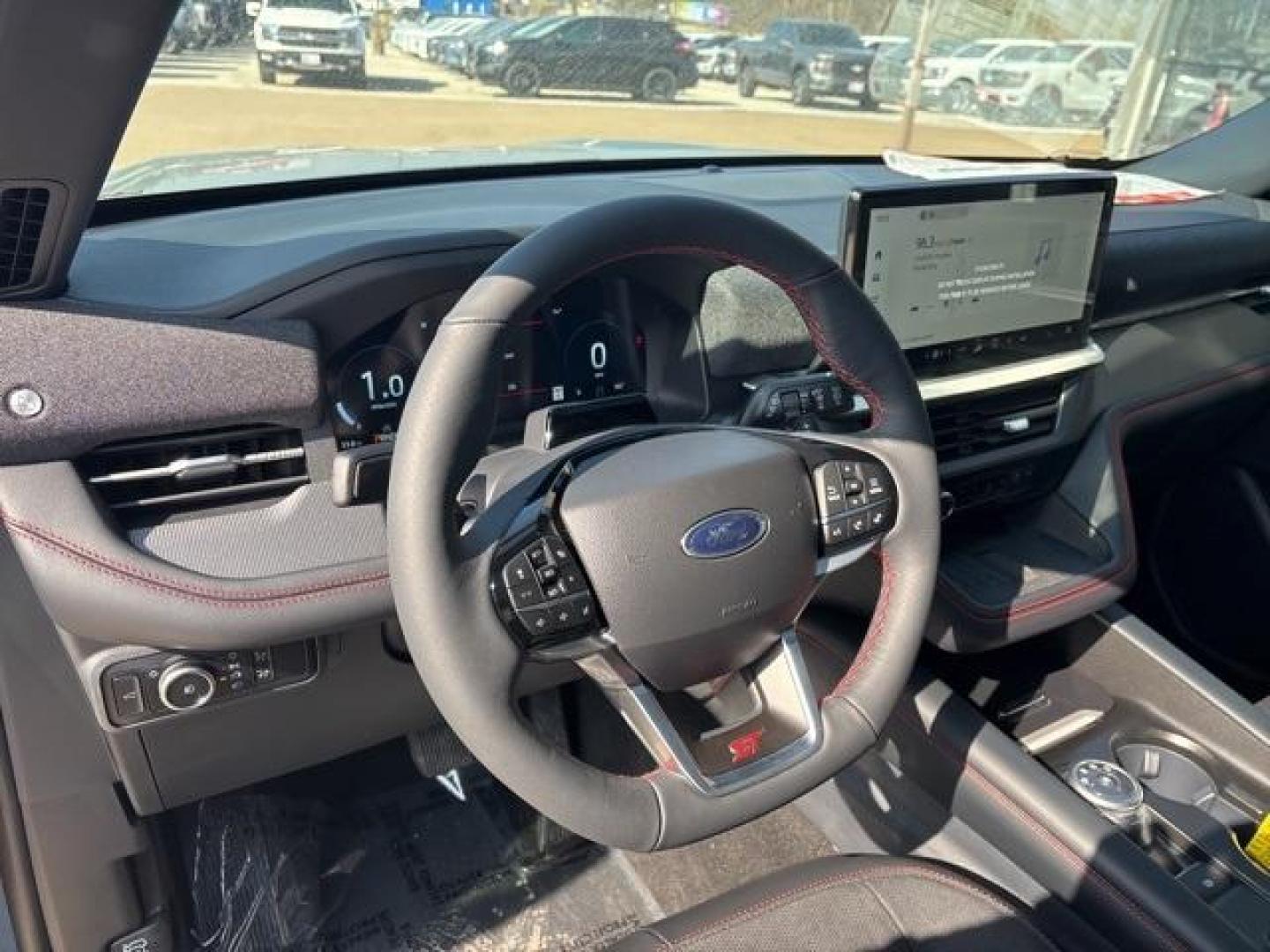 2025 Vapor Blue /Onyx Ford Explorer ST (1FMWK8GC4SG) with an 3.0L EcoBoost V6 engine, Automatic transmission, located at 1105 E Mulberry, Kaufman, TX, 75142, (972) 962-2151, 32.589550, -96.300926 - Vapor Blue Metallic 2025 Ford Explorer 4D Sport Utility ST 4WD 10-Speed Automatic 3.0L EcoBoost V6 4WD.<br><br>Recent Arrival!<br><br><br>Please call Paul Murrey Ford Inc. In Kaufman Texas A Family Dealership Since 1952 Serving the Dallas Fort Worth and East Texas areas for over 70 years. Please cal - Photo#11