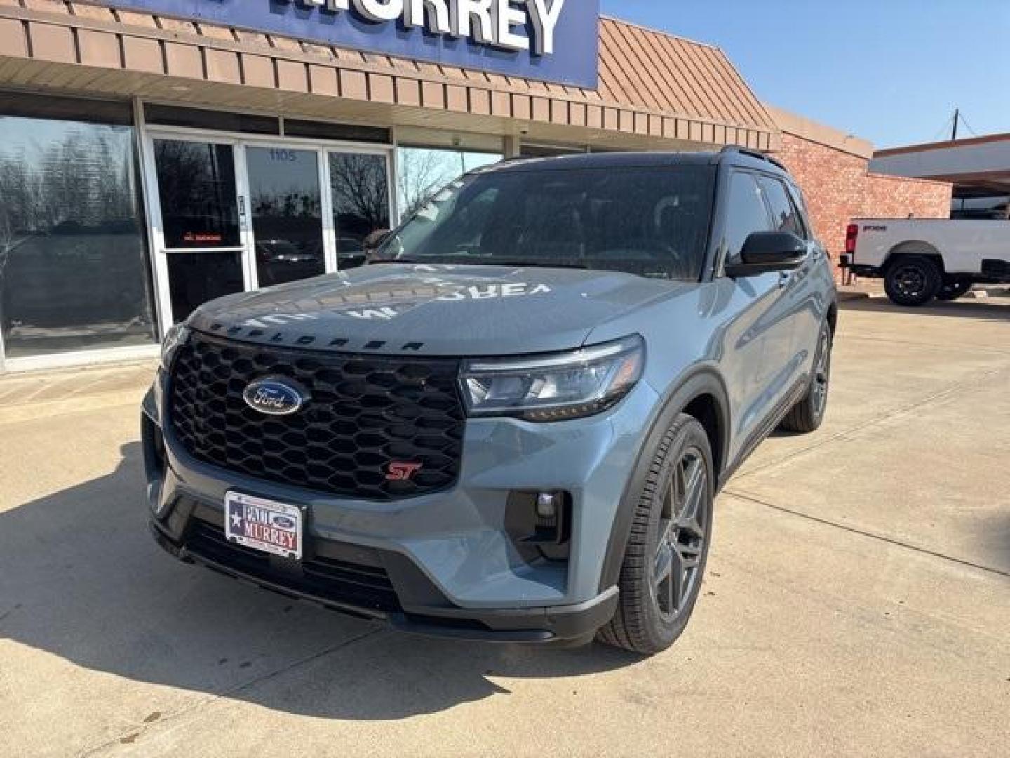 2025 Vapor Blue /Onyx Ford Explorer ST (1FMWK8GC4SG) with an 3.0L EcoBoost V6 engine, Automatic transmission, located at 1105 E Mulberry, Kaufman, TX, 75142, (972) 962-2151, 32.589550, -96.300926 - Vapor Blue Metallic 2025 Ford Explorer 4D Sport Utility ST 4WD 10-Speed Automatic 3.0L EcoBoost V6 4WD.<br><br>Recent Arrival!<br><br><br>Please call Paul Murrey Ford Inc. In Kaufman Texas A Family Dealership Since 1952 Serving the Dallas Fort Worth and East Texas areas for over 70 years. Please cal - Photo#1