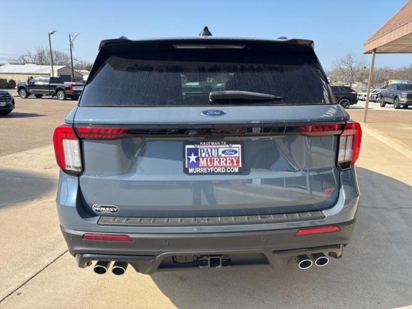 2025 Vapor Blue /Onyx Ford Explorer ST (1FMWK8GC4SG) with an 3.0L EcoBoost V6 engine, Automatic transmission, located at 1105 E Mulberry, Kaufman, TX, 75142, (972) 962-2151, 32.589550, -96.300926 - Vapor Blue Metallic 2025 Ford Explorer 4D Sport Utility ST 4WD 10-Speed Automatic 3.0L EcoBoost V6 4WD.<br><br>Recent Arrival!<br><br><br>Please call Paul Murrey Ford Inc. In Kaufman Texas A Family Dealership Since 1952 Serving the Dallas Fort Worth and East Texas areas for over 70 years. Please cal - Photo#3