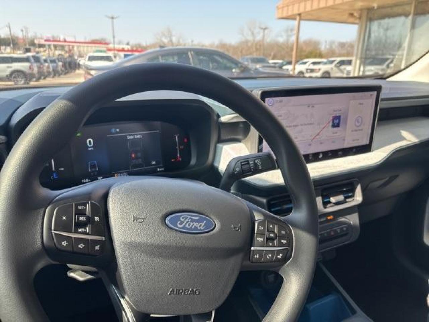 2025 Space White Metallic /Blue Ford Maverick XLT (3FTTW8H3XSR) with an 2.5L I-4 Hybrid engine, CVT transmission, located at 1105 E Mulberry, Kaufman, TX, 75142, (972) 962-2151, 32.589550, -96.300926 - Space White Metallic 2025 Ford Maverick 4D Crew Cab XLT FWD CVT 2.5L I-4 Hybrid 2.5L I-4 Hybrid.<br><br>Recent Arrival!<br><br><br>Please call Paul Murrey Ford Inc. In Kaufman Texas A Family Dealership Since 1952 Serving the Dallas Fort Worth and East Texas areas for over 70 years. Please call 972-9 - Photo#8