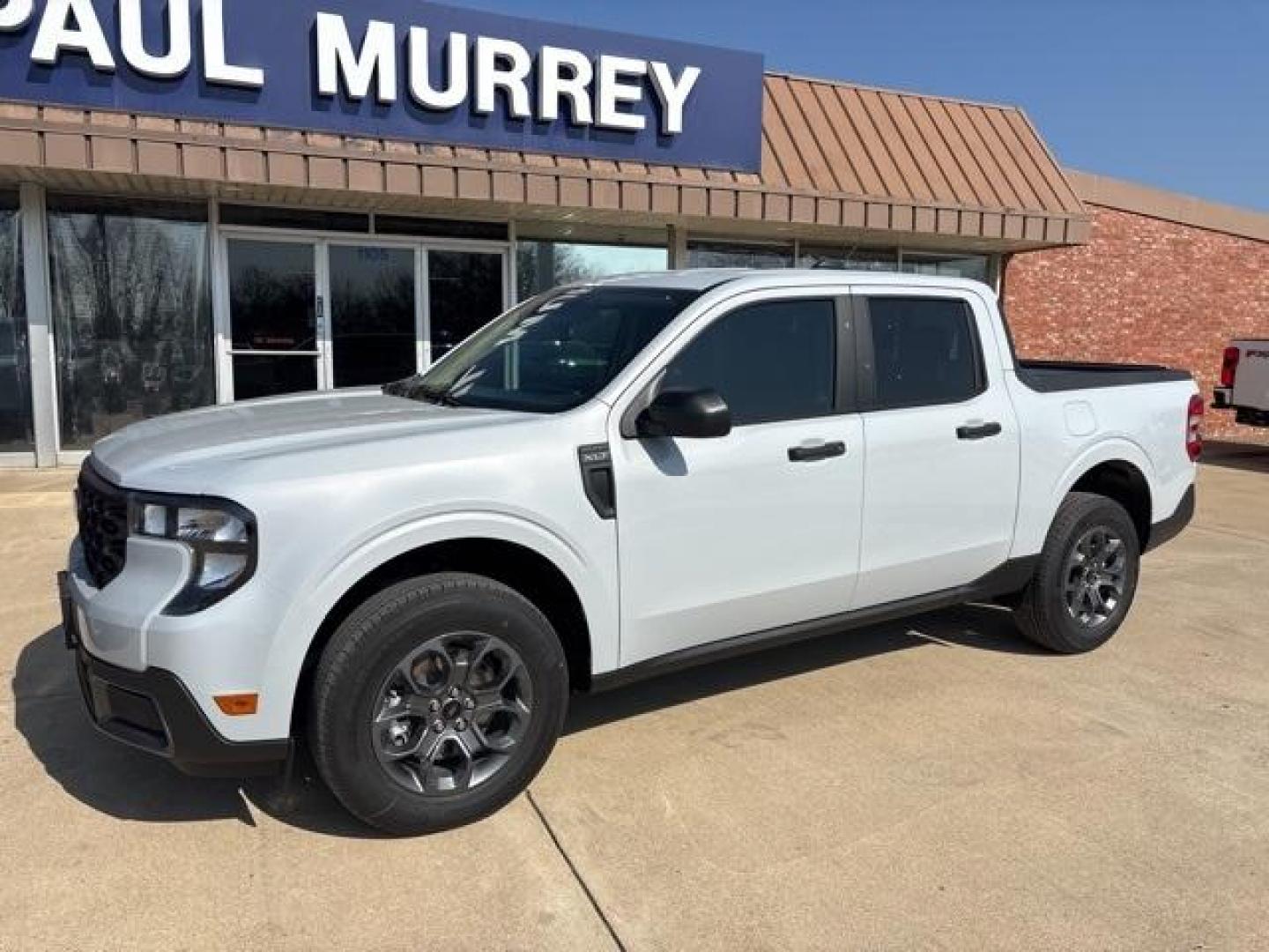 2025 Space White Metallic /Blue Ford Maverick XLT (3FTTW8H3XSR) with an 2.5L I-4 Hybrid engine, CVT transmission, located at 1105 E Mulberry, Kaufman, TX, 75142, (972) 962-2151, 32.589550, -96.300926 - Space White Metallic 2025 Ford Maverick 4D Crew Cab XLT FWD CVT 2.5L I-4 Hybrid 2.5L I-4 Hybrid.<br><br>Recent Arrival!<br><br><br>Please call Paul Murrey Ford Inc. In Kaufman Texas A Family Dealership Since 1952 Serving the Dallas Fort Worth and East Texas areas for over 70 years. Please call 972-9 - Photo#2