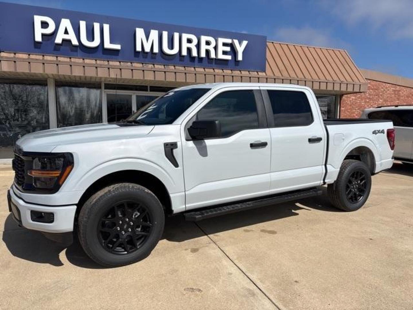 2025 White Metallic /Black Ford F-150 STX (1FTFW2L56SK) with an 2.7L V6 EcoBoost engine, Automatic transmission, located at 1105 E Mulberry, Kaufman, TX, 75142, (972) 962-2151, 32.589550, -96.300926 - Space White Metallic 2025 Ford F-150 4D SuperCrew STX 4WD 10-Speed Automatic 2.7L V6 EcoBoost 4WD.<br><br><br>Please call Paul Murrey Ford Inc. In Kaufman Texas A Family Dealership Since 1952 Serving the Dallas Fort Worth and East Texas areas for over 70 years. Please call 972-962-2151 www.murreyfor - Photo#2