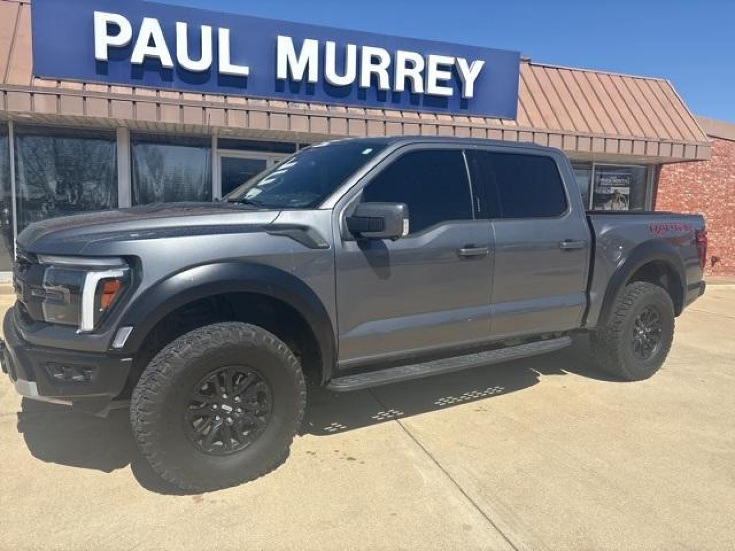 2024 Gray Metallic /Black Ford F-150 Raptor (1FTFW1RG4RF) with an 3.5L V6 EcoBoost engine, Automatic transmission, located at 1105 E Mulberry, Kaufman, TX, 75142, (972) 962-2151, 32.589550, -96.300926 - Gray Metallic 2024 Ford F-150 4D SuperCrew Raptor 4WD 10-Speed Automatic 3.5L V6 EcoBoost 4WD.<br><br><br>Please call Paul Murrey Ford Inc. In Kaufman Texas A Family Dealership Since 1952 Serving the Dallas Fort Worth and East Texas areas for over 70 years. Please call 972-962-2151 www.murreyford.co - Photo#2