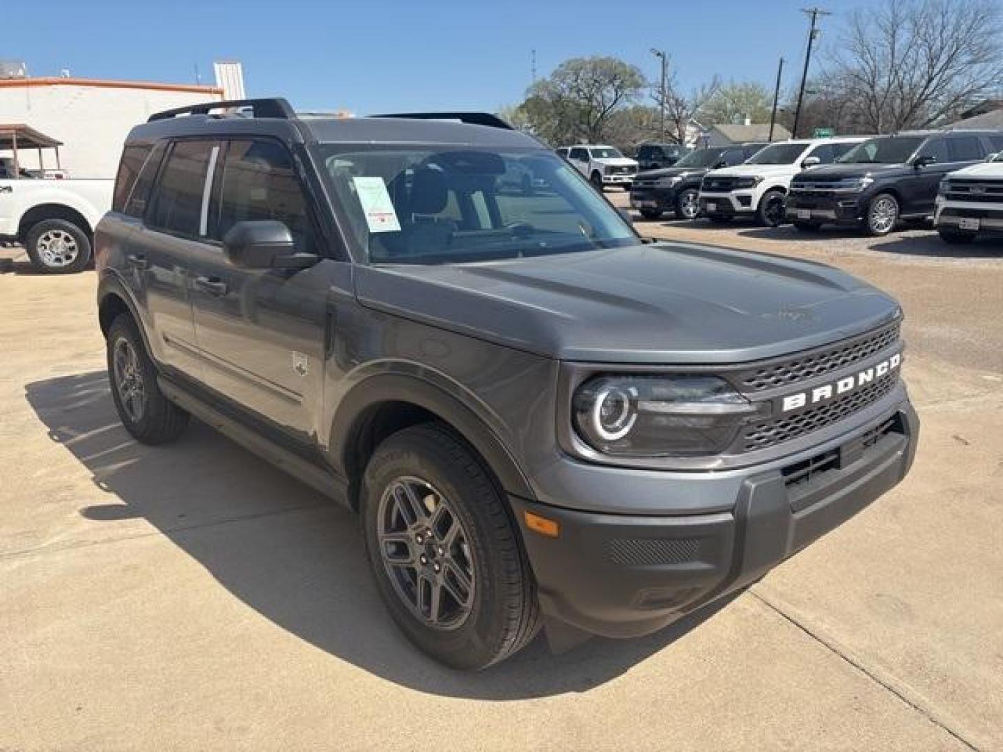 2025 Gray Metallic /Medium Lt Smoked Truffle Ford Bronco Sport Big Bend (3FMCR9BN3SR) with an 1.5L EcoBoost engine, Automatic transmission, located at 1105 E Mulberry, Kaufman, TX, 75142, (972) 962-2151, 32.589550, -96.300926 - Carbonized Gray Metallic 2025 Ford Bronco Sport 4D Sport Utility Big Bend 4WD 8-Speed Automatic 1.5L EcoBoost<br><br>25/30 City/Highway MPG<br><br><br>Please call Paul Murrey Ford Inc. In Kaufman Texas A Family Dealership Since 1952 Serving the Dallas Fort Worth and East Texas areas for over 70 year - Photo#6