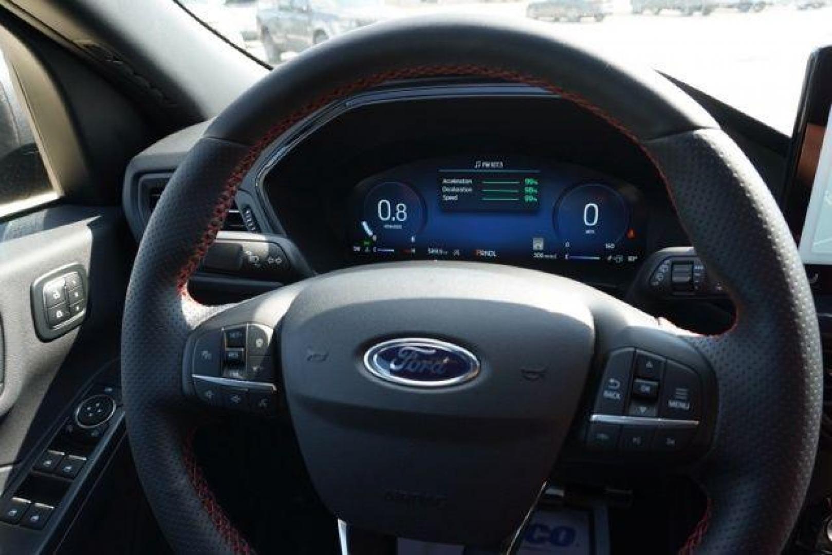 2024 Gray Metallic /Ebony Ford Escape ST-Line Select (1FMCU9NA8RU) with an EcoBoost 2.0L I4 GTDi DOHC Turbocharged VCT engine, Automatic transmission, located at 1105 E Mulberry, Kaufman, TX, 75142, (972) 962-2151, 32.589550, -96.300926 - Gray Metallic 2024 Ford Escape 4D Sport Utility ST-Line Select AWD 8-Speed Automatic EcoBoost 2.0L I4 GTDi DOHC Turbocharged VCT AWD.<br><br><br>23/31 City/Highway MPG<br><br><br>Please call Paul Murrey Ford Inc. In Kaufman Texas A Family Dealership Since 1952 Serving the Dallas Fort Worth and East - Photo#8