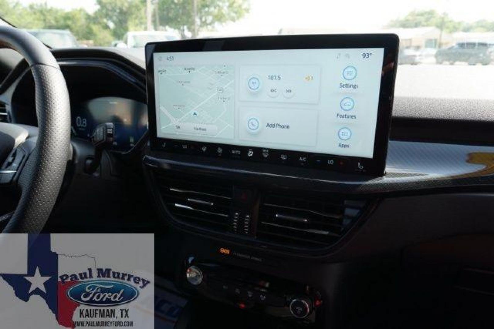 2024 Gray Metallic /Ebony Ford Escape ST-Line Select (1FMCU9NA8RU) with an EcoBoost 2.0L I4 GTDi DOHC Turbocharged VCT engine, Automatic transmission, located at 1105 E Mulberry, Kaufman, TX, 75142, (972) 962-2151, 32.589550, -96.300926 - Gray Metallic 2024 Ford Escape 4D Sport Utility ST-Line Select AWD 8-Speed Automatic EcoBoost 2.0L I4 GTDi DOHC Turbocharged VCT AWD.<br><br><br>23/31 City/Highway MPG<br><br><br>Please call Paul Murrey Ford Inc. In Kaufman Texas A Family Dealership Since 1952 Serving the Dallas Fort Worth and East - Photo#9