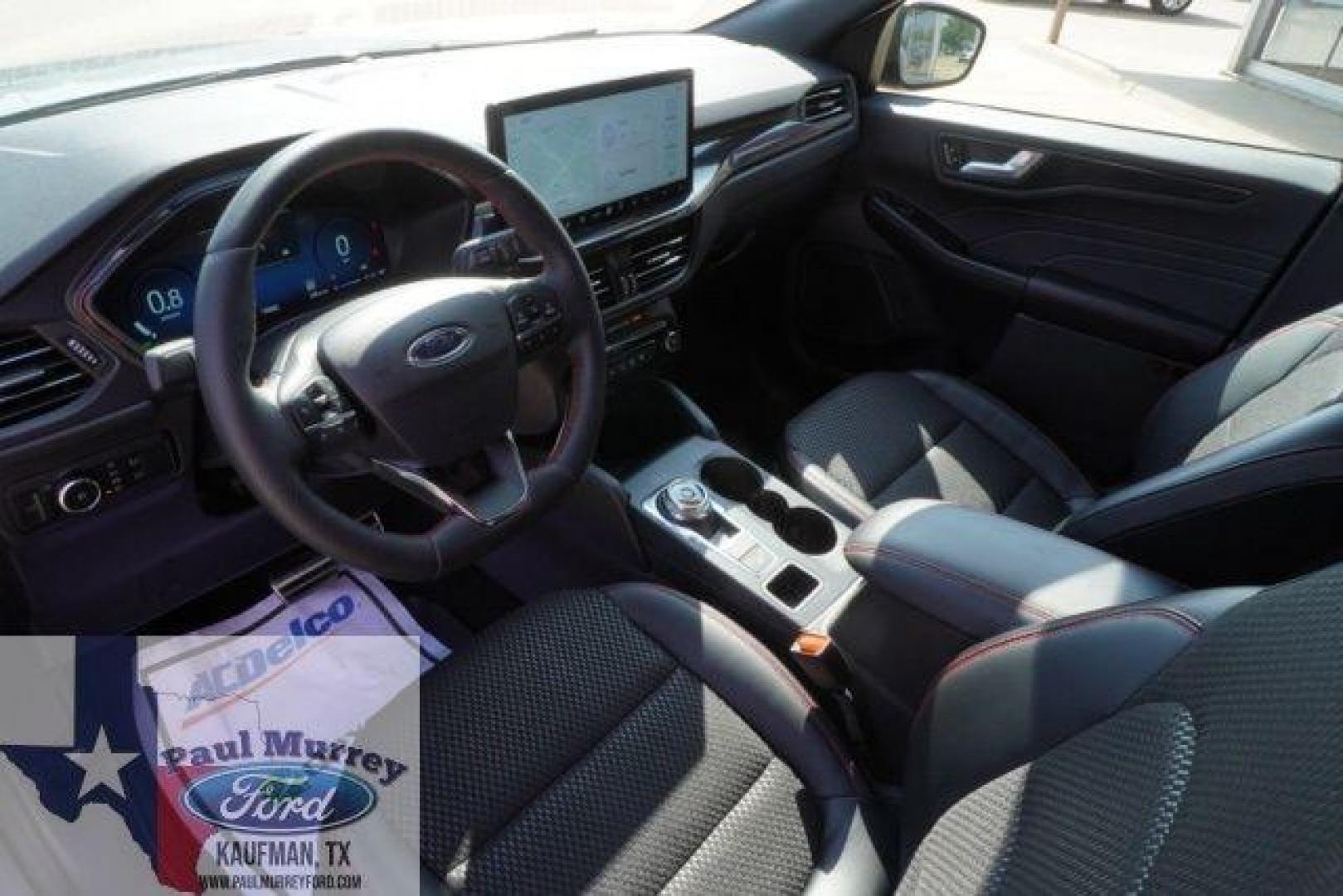 2024 Gray Metallic /Ebony Ford Escape ST-Line Select (1FMCU9NA8RU) with an EcoBoost 2.0L I4 GTDi DOHC Turbocharged VCT engine, Automatic transmission, located at 1105 E Mulberry, Kaufman, TX, 75142, (972) 962-2151, 32.589550, -96.300926 - Gray Metallic 2024 Ford Escape 4D Sport Utility ST-Line Select AWD 8-Speed Automatic EcoBoost 2.0L I4 GTDi DOHC Turbocharged VCT AWD.<br><br><br>23/31 City/Highway MPG<br><br><br>Please call Paul Murrey Ford Inc. In Kaufman Texas A Family Dealership Since 1952 Serving the Dallas Fort Worth and East - Photo#14