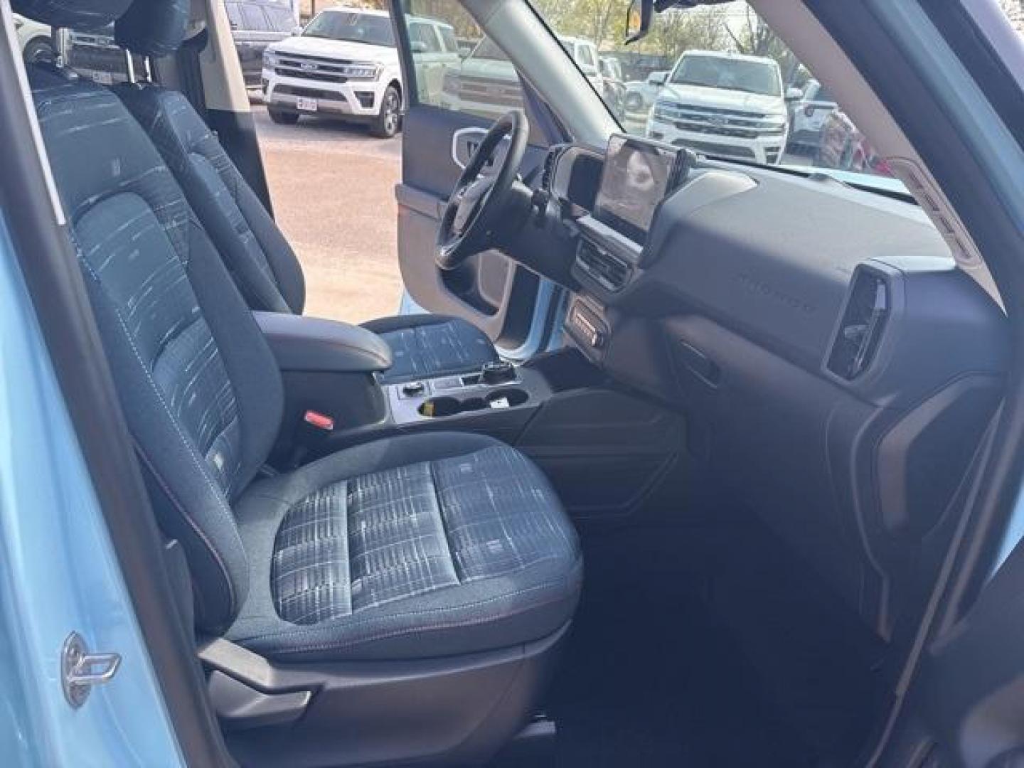 2025 Blue /Navy Pier Ford Bronco Sport Heritage (3FMCR9GN1SR) with an 1.5L EcoBoost engine, Automatic transmission, located at 1105 E Mulberry, Kaufman, TX, 75142, (972) 962-2151, 32.589550, -96.300926 - Robins Egg Blue 2025 Ford Bronco Sport 4D Sport Utility Heritage 4WD 8-Speed Automatic 1.5L EcoBoost<br><br>25/30 City/Highway MPG<br><br><br>Please call Paul Murrey Ford Inc. In Kaufman Texas A Family Dealership Since 1952 Serving the Dallas Fort Worth and East Texas areas for over 70 years. Please - Photo#14