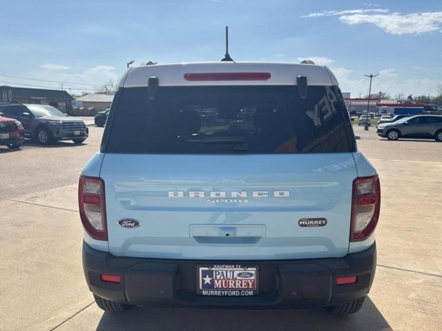 2025 Blue /Navy Pier Ford Bronco Sport Heritage (3FMCR9GN1SR) with an 1.5L EcoBoost engine, Automatic transmission, located at 1105 E Mulberry, Kaufman, TX, 75142, (972) 962-2151, 32.589550, -96.300926 - Robins Egg Blue 2025 Ford Bronco Sport 4D Sport Utility Heritage 4WD 8-Speed Automatic 1.5L EcoBoost<br><br>25/30 City/Highway MPG<br><br><br>Please call Paul Murrey Ford Inc. In Kaufman Texas A Family Dealership Since 1952 Serving the Dallas Fort Worth and East Texas areas for over 70 years. Please - Photo#4