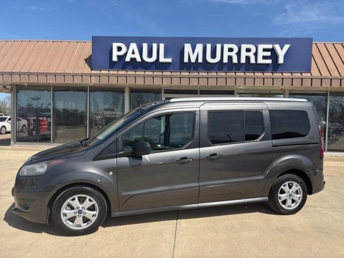 2015 Magnetic Metallic /Medium Stone Ford Transit Connect XLT (NM0GE9F74F1) with an Duratec 2.5L I4 engine, Automatic transmission, located at 1105 E Mulberry, Kaufman, TX, 75142, (972) 962-2151, 32.589550, -96.300926 - Photo#0