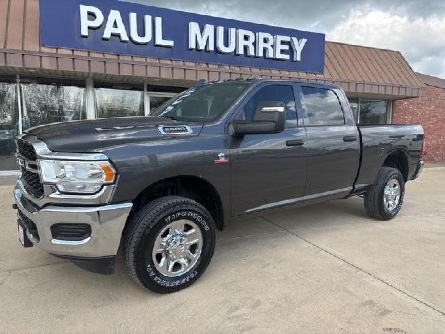 2024 Granite Crystal Metallic Clearcoat /Black Ram 2500 Tradesman (3C6UR5CL2RG) with an Cummins 6.7L I6 Turbodiesel engine, Automatic transmission, located at 1105 E Mulberry, Kaufman, TX, 75142, (972) 962-2151, 32.589550, -96.300926 - Photo#2