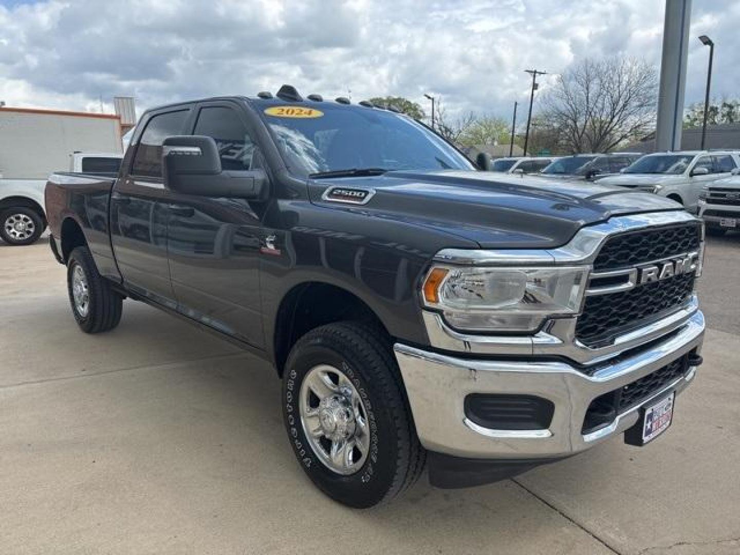 2024 Granite Crystal Metallic Clearcoat /Black Ram 2500 Tradesman (3C6UR5CL2RG) with an Cummins 6.7L I6 Turbodiesel engine, Automatic transmission, located at 1105 E Mulberry, Kaufman, TX, 75142, (972) 962-2151, 32.589550, -96.300926 - Photo#6