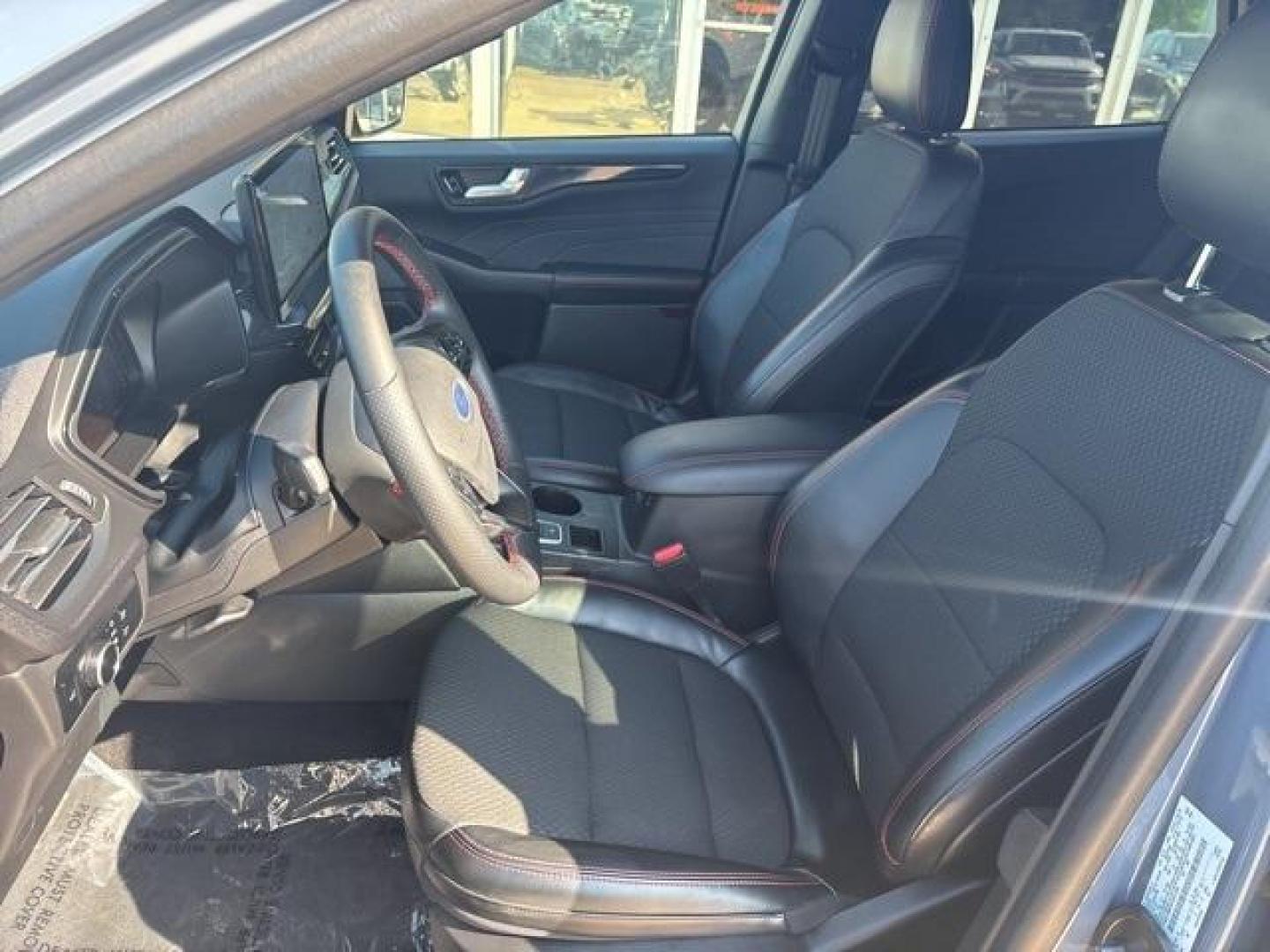 2023 Vapor Blue Metallic /Ebony With Red Stitching Ford Escape ST-Line (1FMCU0MN9PU) with an 1.5L EcoBoost engine, Automatic transmission, located at 1105 E Mulberry, Kaufman, TX, 75142, (972) 962-2151, 32.589550, -96.300926 - Vapor Blue Metallic 2023 Ford Escape 4D Sport Utility ST-Line FWD 8-Speed Automatic 1.5L EcoBoost<br><br><br>Recent Arrival! Odometer is 23078 miles below market average! 27/34 City/Highway MPG<br><br><br>Please call Paul Murrey Ford Inc. In Kaufman Texas A Family Dealership Since 1952 Serving the D - Photo#8