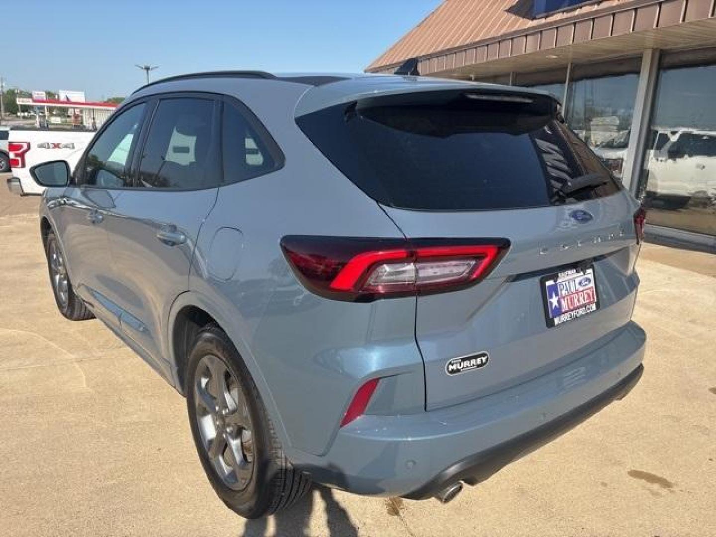 2023 Vapor Blue Metallic /Ebony With Red Stitching Ford Escape ST-Line (1FMCU0MN9PU) with an 1.5L EcoBoost engine, Automatic transmission, located at 1105 E Mulberry, Kaufman, TX, 75142, (972) 962-2151, 32.589550, -96.300926 - Vapor Blue Metallic 2023 Ford Escape 4D Sport Utility ST-Line FWD 8-Speed Automatic 1.5L EcoBoost<br><br><br>Recent Arrival! Odometer is 23078 miles below market average! 27/34 City/Highway MPG<br><br><br>Please call Paul Murrey Ford Inc. In Kaufman Texas A Family Dealership Since 1952 Serving the D - Photo#3