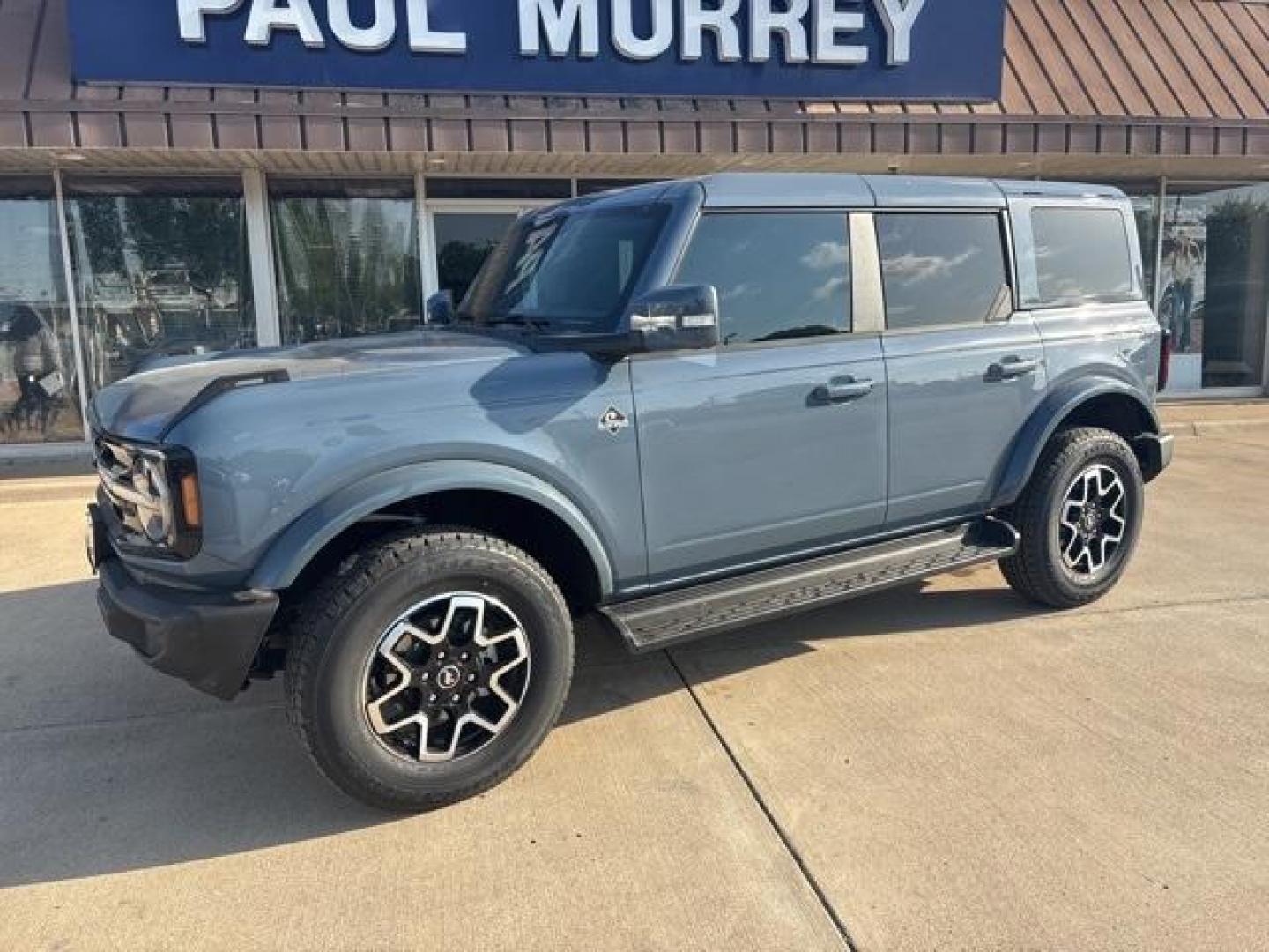 2025 Azure Gray Metallic /Black Ford Bronco Outer Banks (1FMEE8BP9SL) with an 2.7L EcoBoost V6 engine, Automatic transmission, located at 1105 E Mulberry, Kaufman, TX, 75142, (972) 962-2151, 32.589550, -96.300926 - Azure Gray Metallic Tri-Coat 2025 Ford Bronco 4D Sport Utility Outer Banks 4WD 10-Speed Automatic 2.7L EcoBoost V6<br><br><br>Please call Paul Murrey Ford Inc. In Kaufman Texas A Family Dealership Since 1952 Serving the Dallas Fort Worth and East Texas areas for over 70 years. Please call 972-962-21 - Photo#2