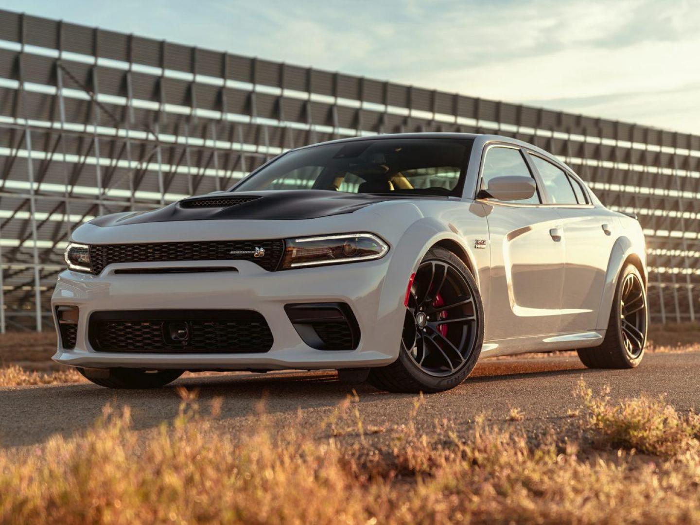 2020 White Knuckle Clearcoat /Black Dodge Charger R/T Scat Pack Widebody (2C3CDXGJ4LH) with an SRT HEMI 6.4L V8 MDS engine, Automatic transmission, located at 1105 E Mulberry, Kaufman, TX, 75142, (972) 962-2151, 32.589550, -96.300926 - White Knuckle Clearcoat 2020 Dodge Charger 4D Sedan R/T Scat Pack Widebody RWD 8-Speed Automatic SRT HEMI 6.4L V8 MDS Black Artificial Leather.<br><br><br>Recent Arrival!<br><br><br>Please call Paul Murrey Ford Inc. In Kaufman Texas A Family Dealership Since 1952 Serving the Dallas Fort Worth and Ea - Photo#0