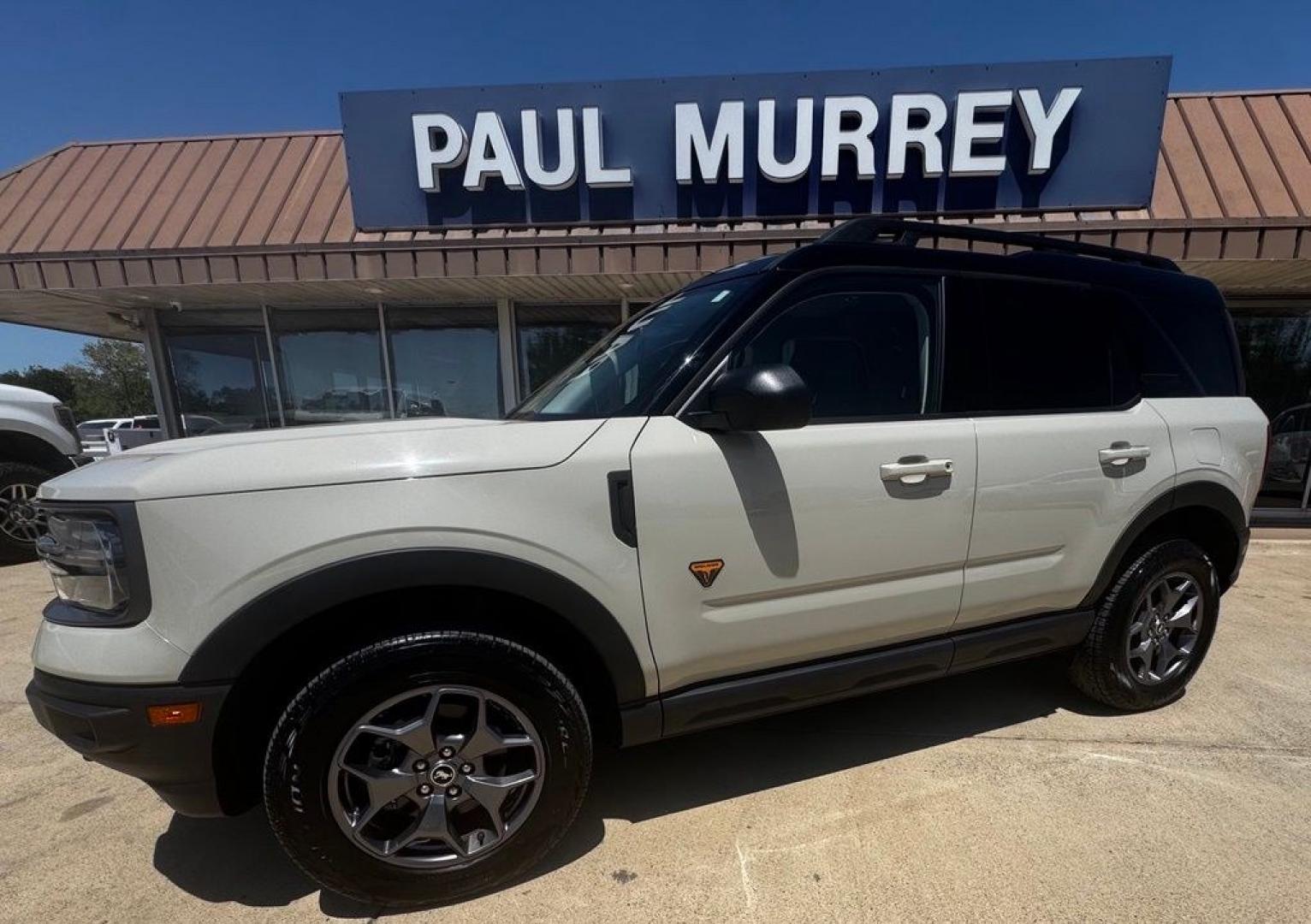 2024 Desert Sand /Ebony/Roast Ford Bronco Sport Badlands (3FMCR9D9XRR) with an EcoBoost 2.0L I4 GTDi DOHC Turbocharged VCT engine, Automatic transmission, located at 1105 E Mulberry, Kaufman, TX, 75142, (972) 962-2151, 32.589550, -96.300926 - Desert Sand 2024 Ford Bronco Sport 4D Sport Utility Badlands 4WD 8-Speed Automatic EcoBoost 2.0L I4 GTDi DOHC Turbocharged VCT<br><br><br>Odometer is 9205 miles below market average! 21/26 City/Highway MPG<br><br><br>Please call Paul Murrey Ford Inc. In Kaufman Texas A Family Dealership Since 1952 S- Photo#1
