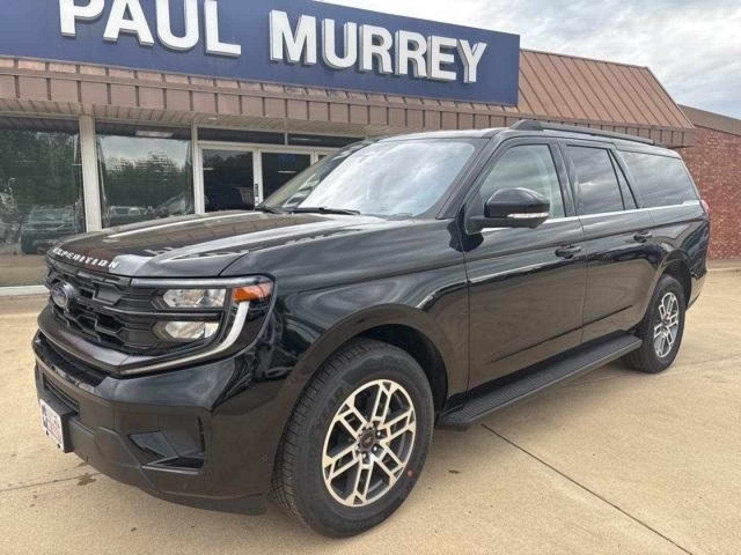 2025 Agate Black Metallic /Gray Ford Expedition Max (1FMJK1H80SE) with an EcoBoost 3.5L V6 GTDi DOHC 24V Twin Turbocharged engine, Automatic transmission, located at 1105 E Mulberry, Kaufman, TX, 75142, (972) 962-2151, 32.589550, -96.300926 - Black Metallic 2025 Ford Expedition Max 4D Sport Utility RWD 10-Speed Automatic EcoBoost 3.5L V6 GTDi DOHC 24V Twin Turbocharged<br><br>Recent Arrival!<br><br><br>Please call Paul Murrey Ford Inc. In Kaufman Texas A Family Dealership Since 1952 Serving the Dallas Fort Worth and East Texas areas for - Photo#2
