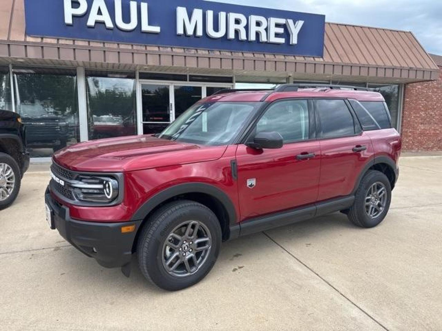 2025 Ruby Red Metallic Tinted Clearcoat /Med Light Smoked Truffle Trim Ford Bronco Sport Big Bend (3FMCR9BN9SR) with an 1.5L EcoBoost engine, Automatic transmission, located at 1105 E Mulberry, Kaufman, TX, 75142, (972) 962-2151, 32.589550, -96.300926 - Ruby Red Metallic 2025 Ford Bronco Sport 4D Sport Utility Big Bend 4WD 8-Speed Automatic 1.5L EcoBoost<br><br>Recent Arrival! 25/29 City/Highway MPG<br><br><br>Please call Paul Murrey Ford Inc. In Kaufman Texas A Family Dealership Since 1952 Serving the Dallas Fort Worth and East Texas areas for ove - Photo#2