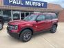 2025 Ruby Red Metallic Tinted Clearcoat /Med Light Smoked Truffle Trim Ford Bronco Sport Big Bend (3FMCR9BN9SR) with an 1.5L EcoBoost engine, Automatic transmission, located at 1105 E Mulberry, Kaufman, TX, 75142, (972) 962-2151, 32.589550, -96.300926 - Ruby Red Metallic 2025 Ford Bronco Sport 4D Sport Utility Big Bend 4WD 8-Speed Automatic 1.5L EcoBoost<br><br>Recent Arrival! 25/29 City/Highway MPG<br><br><br>Please call Paul Murrey Ford Inc. In Kaufman Texas A Family Dealership Since 1952 Serving the Dallas Fort Worth and East Texas areas for ove - Photo#2