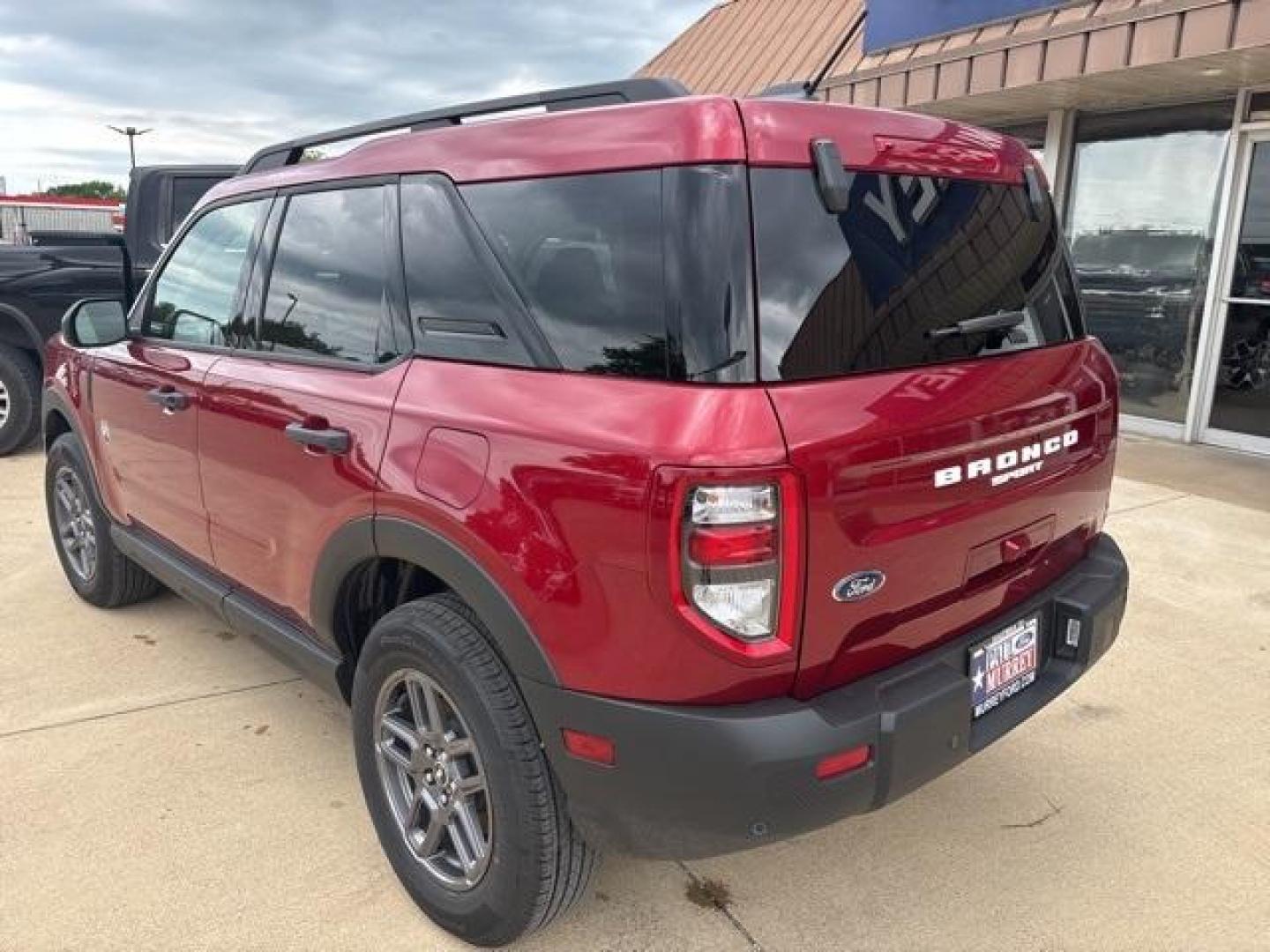 2025 Ruby Red Metallic Tinted Clearcoat /Med Light Smoked Truffle Trim Ford Bronco Sport Big Bend (3FMCR9BN9SR) with an 1.5L EcoBoost engine, Automatic transmission, located at 1105 E Mulberry, Kaufman, TX, 75142, (972) 962-2151, 32.589550, -96.300926 - Ruby Red Metallic 2025 Ford Bronco Sport 4D Sport Utility Big Bend 4WD 8-Speed Automatic 1.5L EcoBoost<br><br>Recent Arrival! 25/29 City/Highway MPG<br><br><br>Please call Paul Murrey Ford Inc. In Kaufman Texas A Family Dealership Since 1952 Serving the Dallas Fort Worth and East Texas areas for ove - Photo#3
