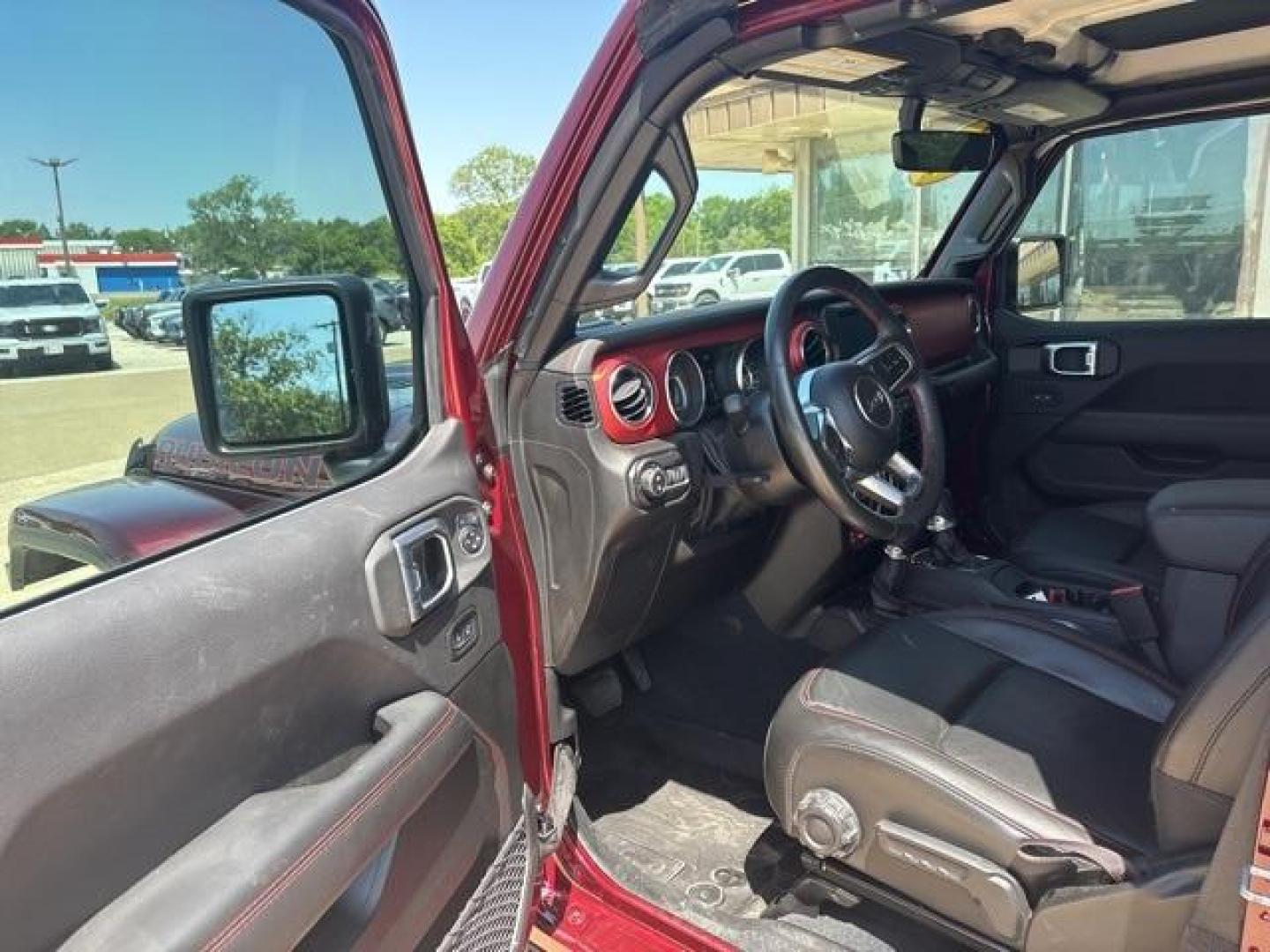 2022 Snazzberry Pearlcoat /Black Jeep Gladiator Rubicon (1C6JJTBG7NL) with an 3.6L V6 24V VVT engine, Automatic transmission, located at 1105 E Mulberry, Kaufman, TX, 75142, (972) 962-2151, 32.589550, -96.300926 - Snazzberry Pearlcoat 2022 Jeep Gladiator 4D Crew Cab Rubicon 4WD 8-Speed Automatic 3.6L V6 24V VVT<br><br><br>Recent Arrival! Odometer is 27586 miles below market average!<br><br><br>Please call Paul Murrey Ford Inc. In Kaufman Texas A Family Dealership Since 1952 Serving the Dallas Fort Worth and E - Photo#10