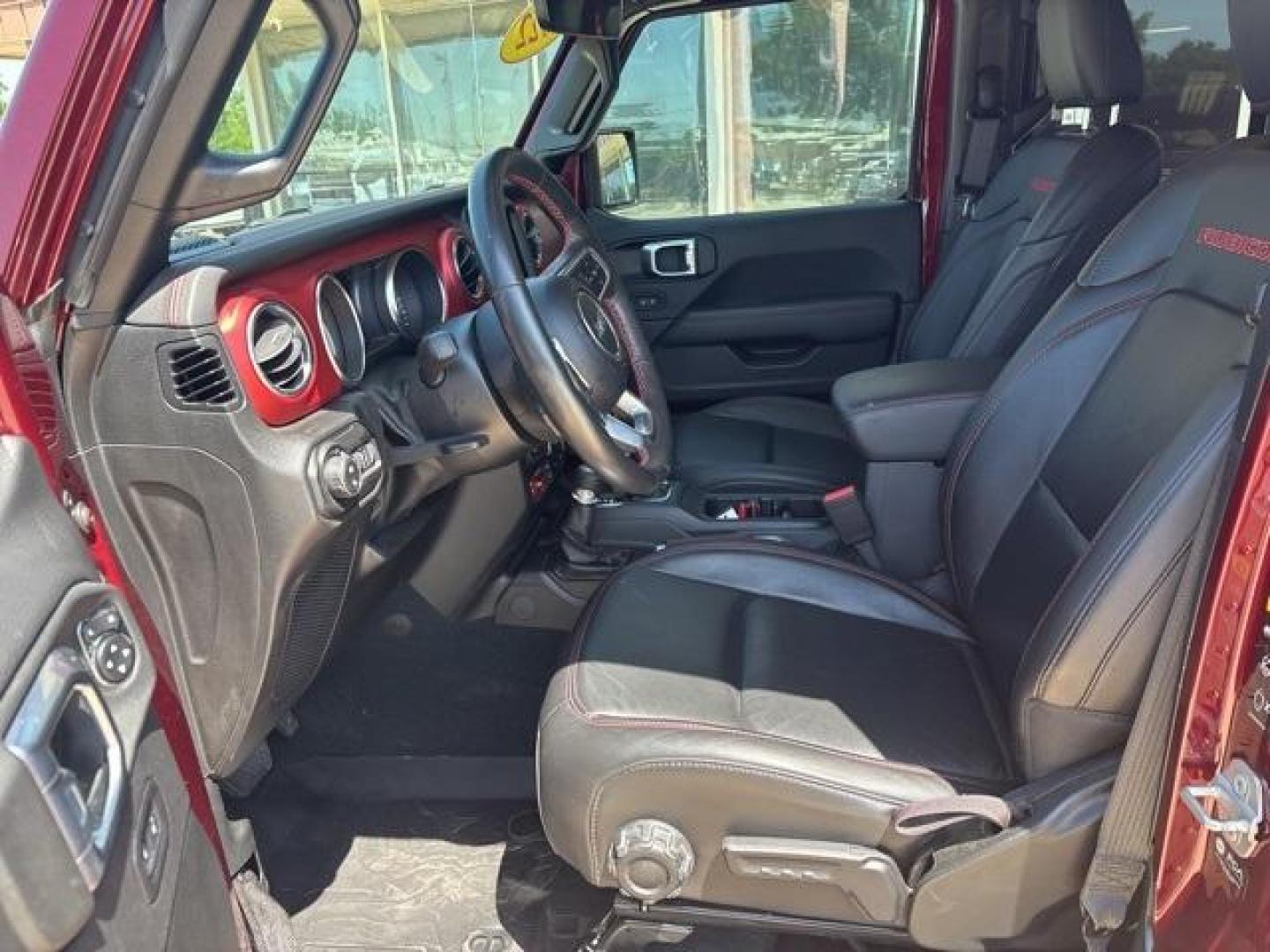 2022 Snazzberry Pearlcoat /Black Jeep Gladiator Rubicon (1C6JJTBG7NL) with an 3.6L V6 24V VVT engine, Automatic transmission, located at 1105 E Mulberry, Kaufman, TX, 75142, (972) 962-2151, 32.589550, -96.300926 - Snazzberry Pearlcoat 2022 Jeep Gladiator 4D Crew Cab Rubicon 4WD 8-Speed Automatic 3.6L V6 24V VVT<br><br><br>Recent Arrival! Odometer is 27586 miles below market average!<br><br><br>Please call Paul Murrey Ford Inc. In Kaufman Texas A Family Dealership Since 1952 Serving the Dallas Fort Worth and E - Photo#11