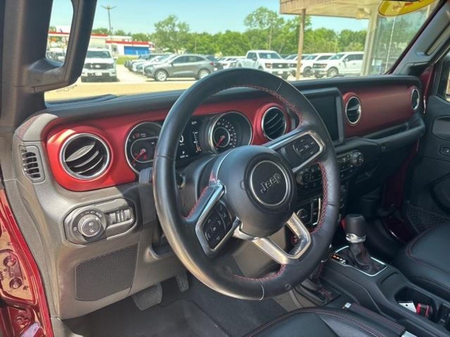 2022 Snazzberry Pearlcoat /Black Jeep Gladiator Rubicon (1C6JJTBG7NL) with an 3.6L V6 24V VVT engine, Automatic transmission, located at 1105 E Mulberry, Kaufman, TX, 75142, (972) 962-2151, 32.589550, -96.300926 - Snazzberry Pearlcoat 2022 Jeep Gladiator 4D Crew Cab Rubicon 4WD 8-Speed Automatic 3.6L V6 24V VVT<br><br><br>Recent Arrival! Odometer is 27586 miles below market average!<br><br><br>Please call Paul Murrey Ford Inc. In Kaufman Texas A Family Dealership Since 1952 Serving the Dallas Fort Worth and E - Photo#12