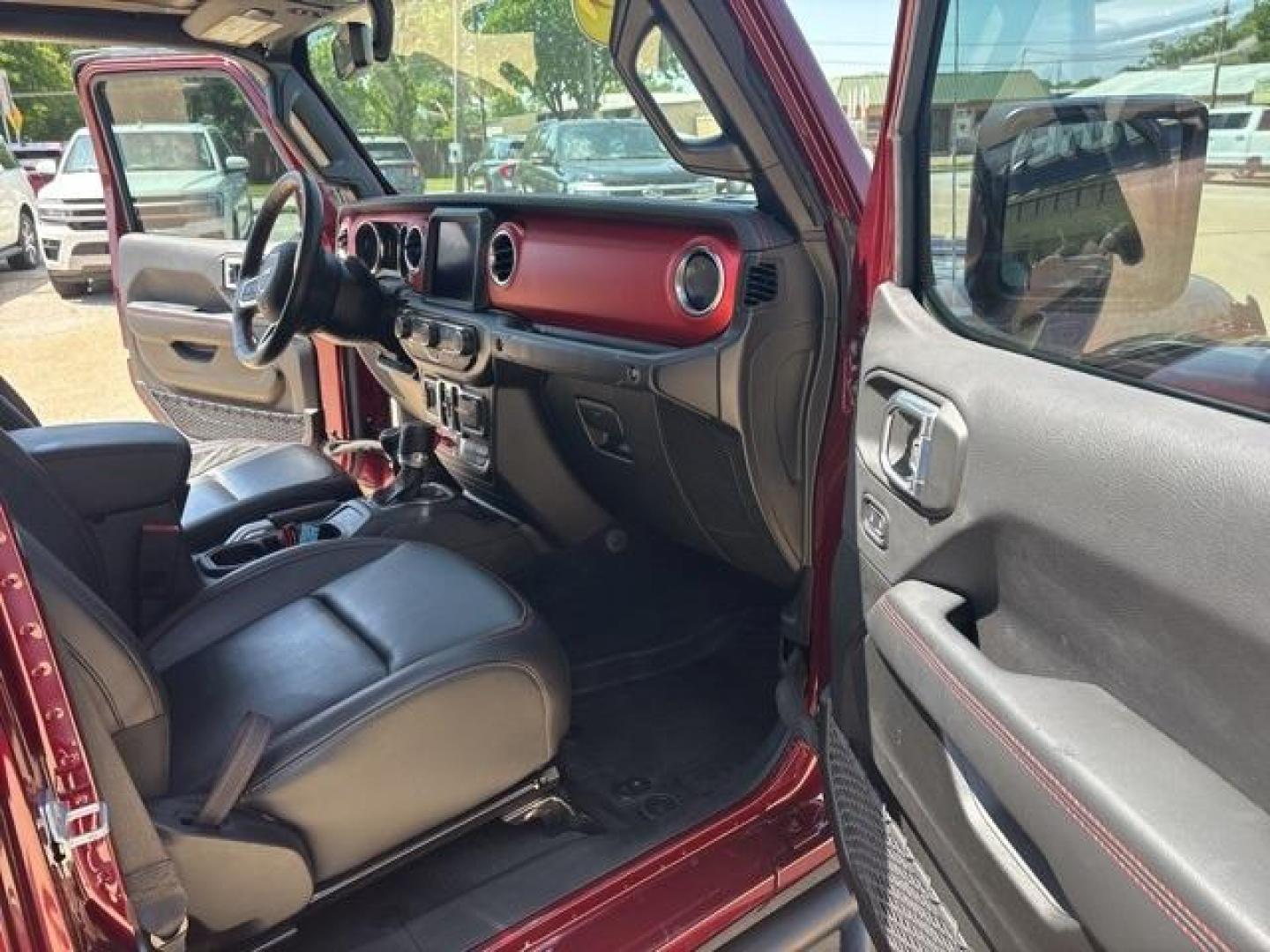 2022 Snazzberry Pearlcoat /Black Jeep Gladiator Rubicon (1C6JJTBG7NL) with an 3.6L V6 24V VVT engine, Automatic transmission, located at 1105 E Mulberry, Kaufman, TX, 75142, (972) 962-2151, 32.589550, -96.300926 - Snazzberry Pearlcoat 2022 Jeep Gladiator 4D Crew Cab Rubicon 4WD 8-Speed Automatic 3.6L V6 24V VVT<br><br><br>Recent Arrival! Odometer is 27586 miles below market average!<br><br><br>Please call Paul Murrey Ford Inc. In Kaufman Texas A Family Dealership Since 1952 Serving the Dallas Fort Worth and E - Photo#14