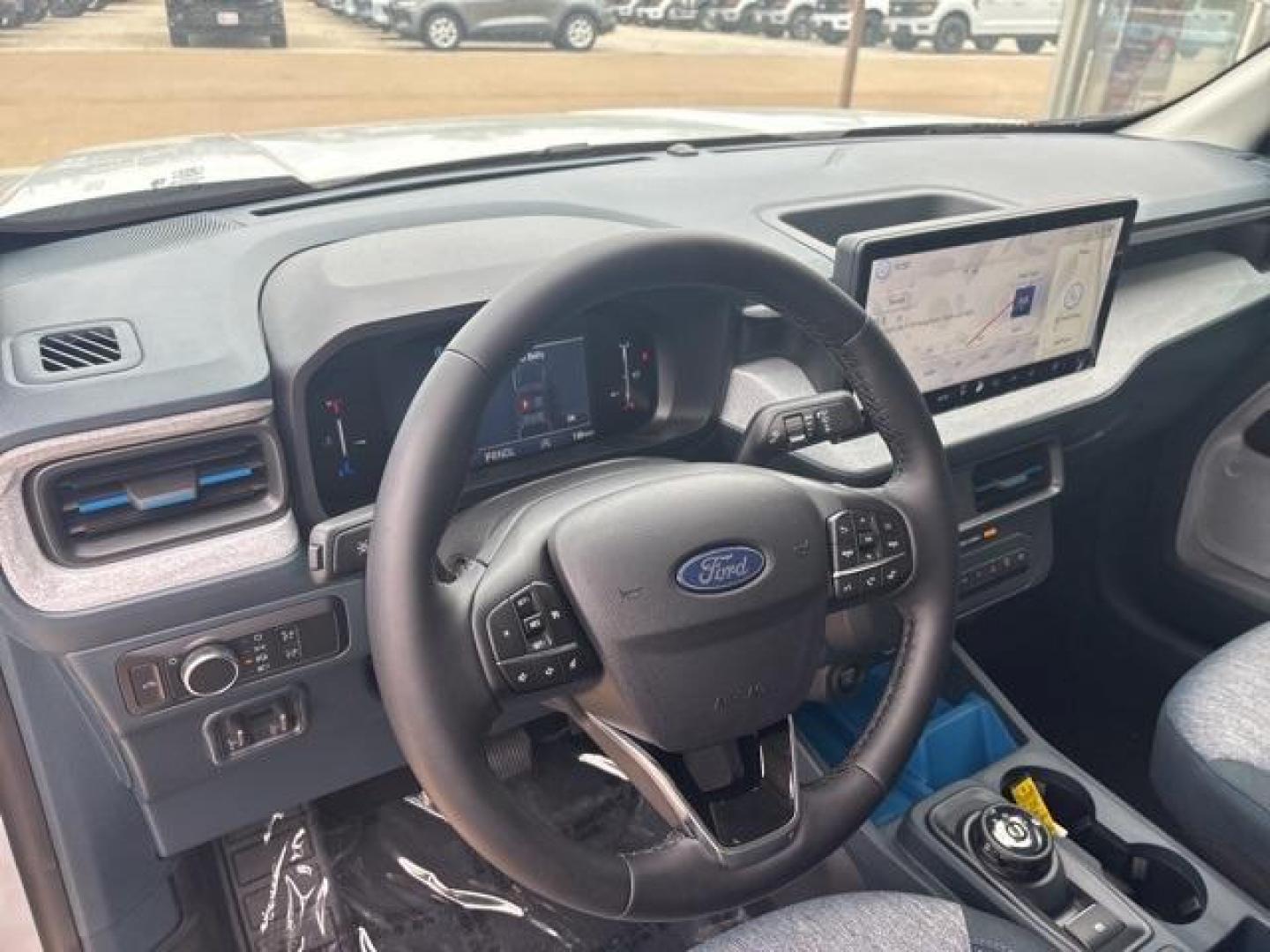 2025 White Metallic /Navy Pier/Aspen Gray Ford Maverick XLT (3FTTW8JA8SR) with an EcoBoost 2.0L I4 GTDi DOHC Turbocharged VCT engine, CVT transmission, located at 1105 E Mulberry, Kaufman, TX, 75142, (972) 962-2151, 32.589550, -96.300926 - White Metallic 2025 Ford Maverick 4D Crew Cab XLT AWD CVT EcoBoost 2.0L I4 GTDi DOHC Turbocharged VCT<br><br>40/34 City/Highway MPG<br><br><br>Please call Paul Murrey Ford Inc. In Kaufman Texas A Family Dealership Since 1952 Serving the Dallas Fort Worth and East Texas areas for over 70 years. Pleas - Photo#11