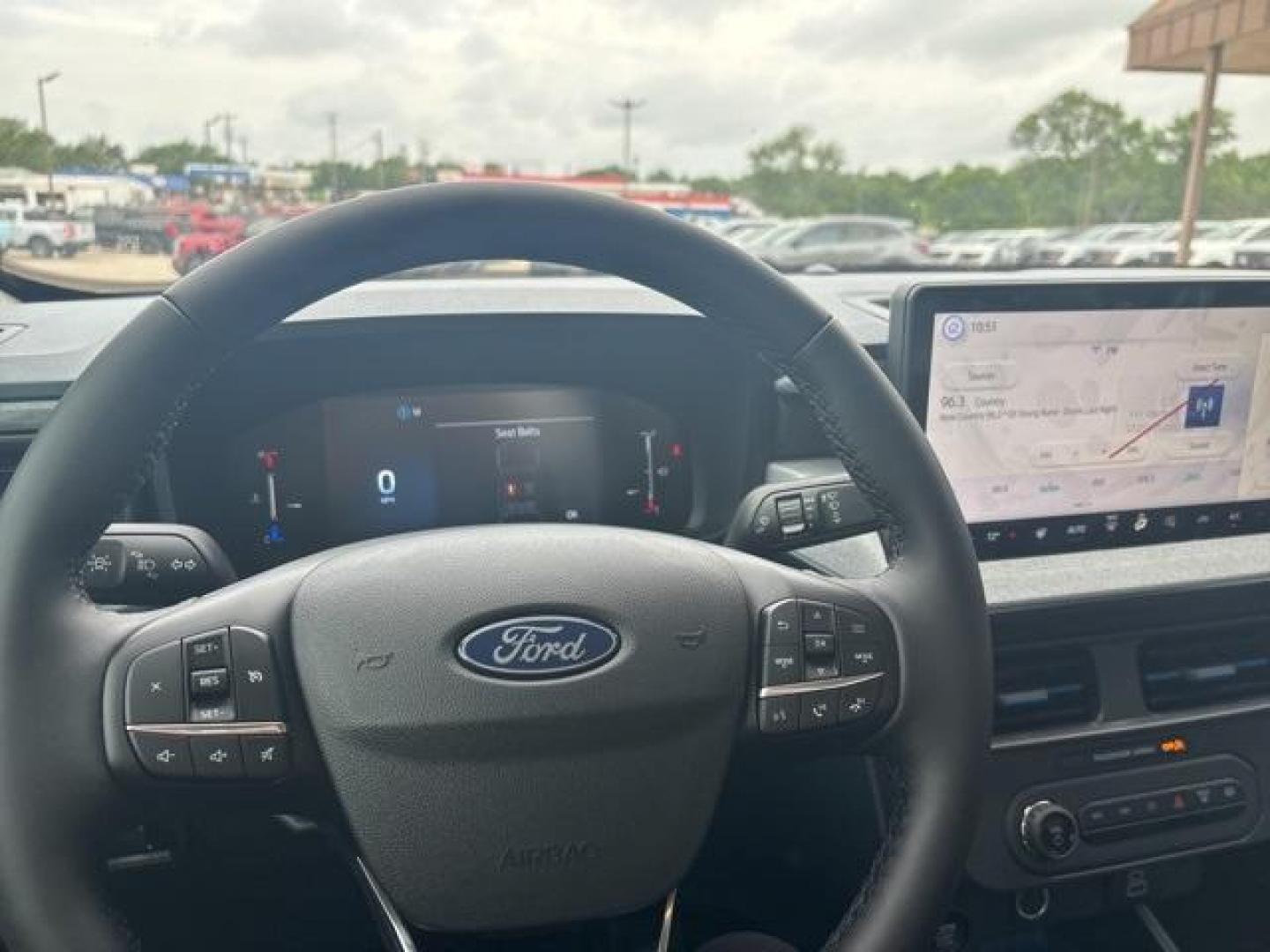 2025 White Metallic /Navy Pier/Aspen Gray Ford Maverick XLT (3FTTW8JA8SR) with an EcoBoost 2.0L I4 GTDi DOHC Turbocharged VCT engine, CVT transmission, located at 1105 E Mulberry, Kaufman, TX, 75142, (972) 962-2151, 32.589550, -96.300926 - White Metallic 2025 Ford Maverick 4D Crew Cab XLT AWD CVT EcoBoost 2.0L I4 GTDi DOHC Turbocharged VCT<br><br>40/34 City/Highway MPG<br><br><br>Please call Paul Murrey Ford Inc. In Kaufman Texas A Family Dealership Since 1952 Serving the Dallas Fort Worth and East Texas areas for over 70 years. Pleas - Photo#17