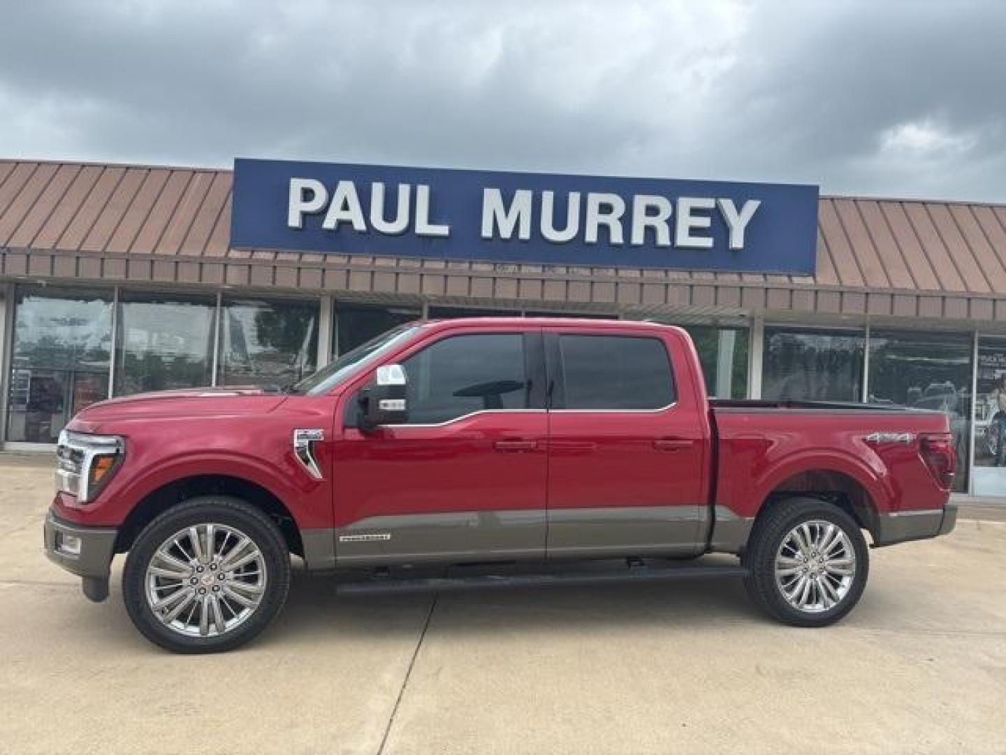 2025 Brown /Java Ford F-150 King Ranch (1FTFW6LD6SF) with an 3.5L PowerBoost Full-Hybrid V6 engine, Automatic transmission, located at 1105 E Mulberry, Kaufman, TX, 75142, (972) 962-2151, 32.589550, -96.300926 - Rapid Red Metallic Tinted Clearcoat 2025 Ford F-150 4D SuperCrew King Ranch 4WD 10-Speed Automatic 3.5L PowerBoost Full-Hybrid V6 3.5L PowerBoost Full-Hybrid V6, 4WD.<br><br>Recent Arrival!<br><br><br>Please call Paul Murrey Ford Inc. In Kaufman Texas A Family Dealership Since 1952 Serving the Dalla - Photo#0