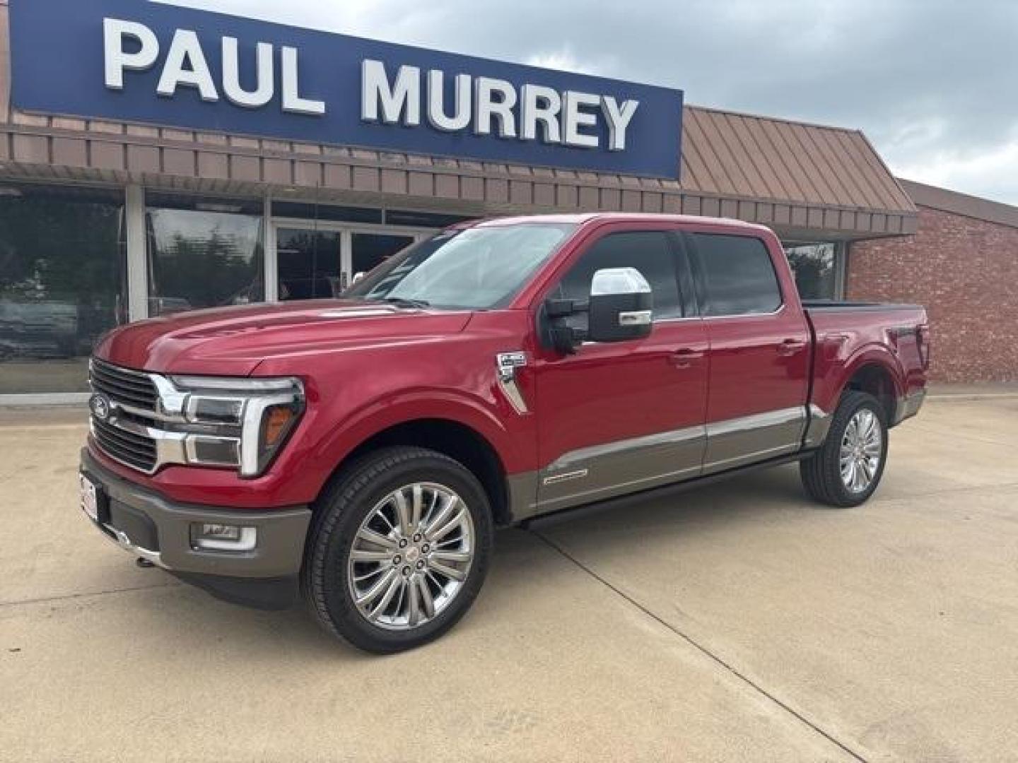 2025 Brown /Java Ford F-150 King Ranch (1FTFW6LD6SF) with an 3.5L PowerBoost Full-Hybrid V6 engine, Automatic transmission, located at 1105 E Mulberry, Kaufman, TX, 75142, (972) 962-2151, 32.589550, -96.300926 - Rapid Red Metallic Tinted Clearcoat 2025 Ford F-150 4D SuperCrew King Ranch 4WD 10-Speed Automatic 3.5L PowerBoost Full-Hybrid V6 3.5L PowerBoost Full-Hybrid V6, 4WD.<br><br>Recent Arrival!<br><br><br>Please call Paul Murrey Ford Inc. In Kaufman Texas A Family Dealership Since 1952 Serving the Dalla - Photo#2