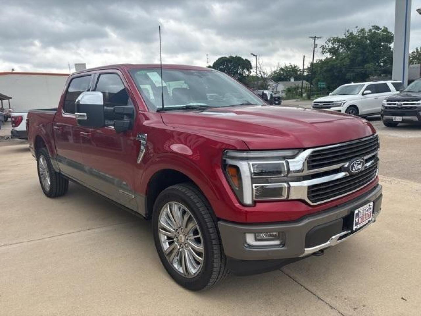 2025 Brown /Java Ford F-150 King Ranch (1FTFW6LD6SF) with an 3.5L PowerBoost Full-Hybrid V6 engine, Automatic transmission, located at 1105 E Mulberry, Kaufman, TX, 75142, (972) 962-2151, 32.589550, -96.300926 - Rapid Red Metallic Tinted Clearcoat 2025 Ford F-150 4D SuperCrew King Ranch 4WD 10-Speed Automatic 3.5L PowerBoost Full-Hybrid V6 3.5L PowerBoost Full-Hybrid V6, 4WD.<br><br>Recent Arrival!<br><br><br>Please call Paul Murrey Ford Inc. In Kaufman Texas A Family Dealership Since 1952 Serving the Dalla - Photo#6