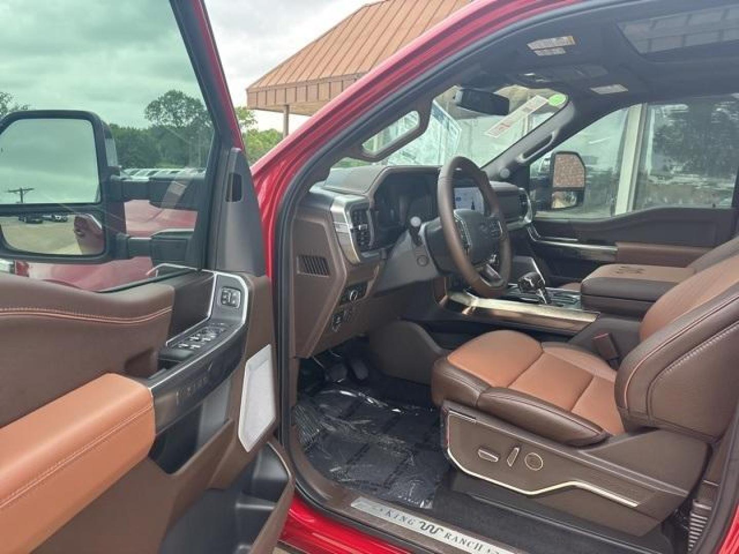 2025 Brown /Java Ford F-150 King Ranch (1FTFW6LD6SF) with an 3.5L PowerBoost Full-Hybrid V6 engine, Automatic transmission, located at 1105 E Mulberry, Kaufman, TX, 75142, (972) 962-2151, 32.589550, -96.300926 - Rapid Red Metallic Tinted Clearcoat 2025 Ford F-150 4D SuperCrew King Ranch 4WD 10-Speed Automatic 3.5L PowerBoost Full-Hybrid V6 3.5L PowerBoost Full-Hybrid V6, 4WD.<br><br>Recent Arrival!<br><br><br>Please call Paul Murrey Ford Inc. In Kaufman Texas A Family Dealership Since 1952 Serving the Dalla - Photo#9