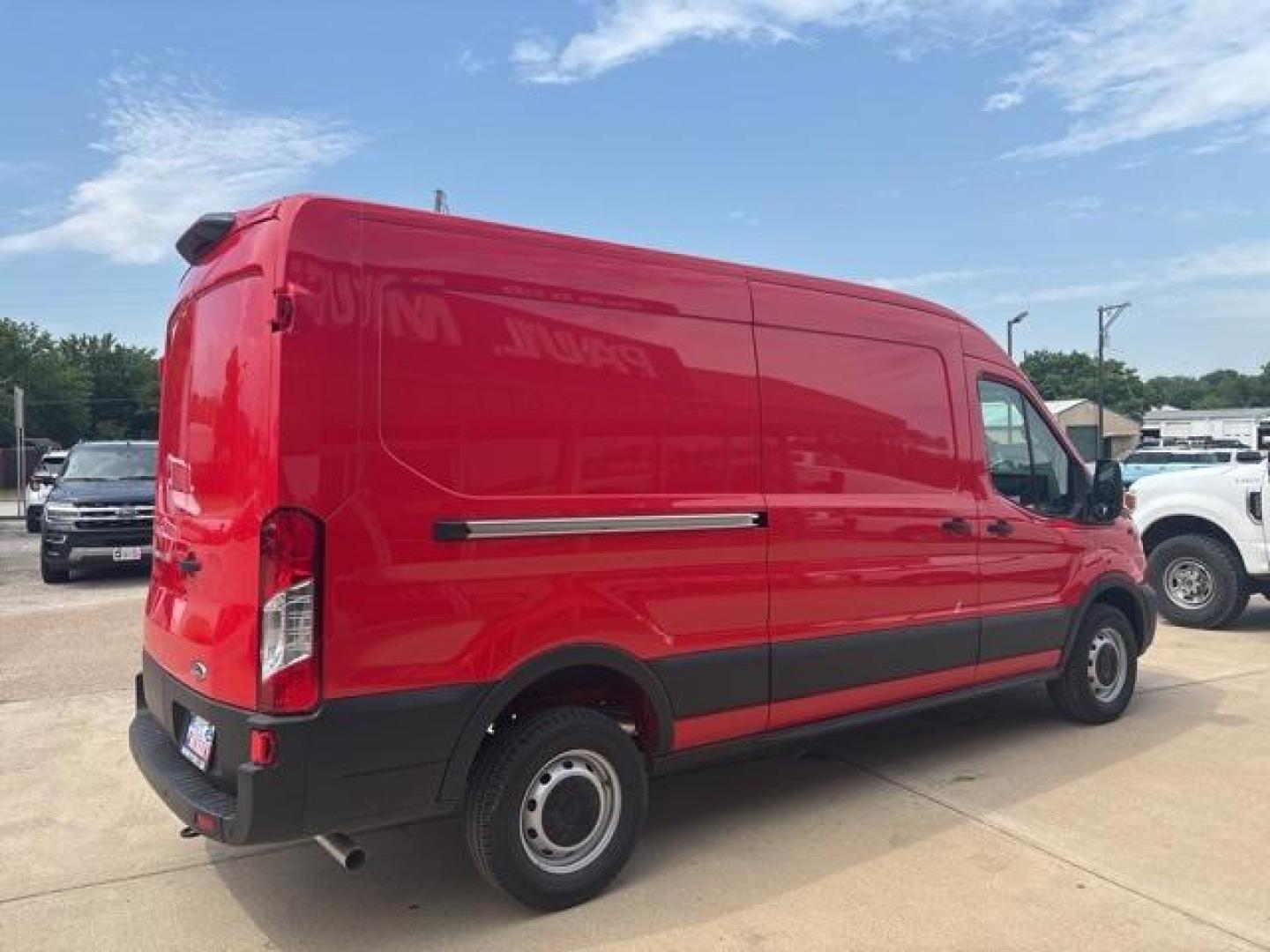 2025 Race Red /Gray Ford Transit-250 Base (1FTBR1C89SK) with an 3.5L V6 Flex Fuel engine, Automatic transmission, located at 1105 E Mulberry, Kaufman, TX, 75142, (972) 962-2151, 32.589550, -96.300926 - Race Red 2025 Ford Transit-250 3D Cargo Van RWD 10-Speed Automatic with Overdrive 3.5L V6 Flex Fuel<br><br>Recent Arrival!<br><br><br>Please call Paul Murrey Ford Inc. In Kaufman Texas A Family Dealership Since 1952 Serving the Dallas Fort Worth and East Texas areas for over 70 years. Please call 97 - Photo#4